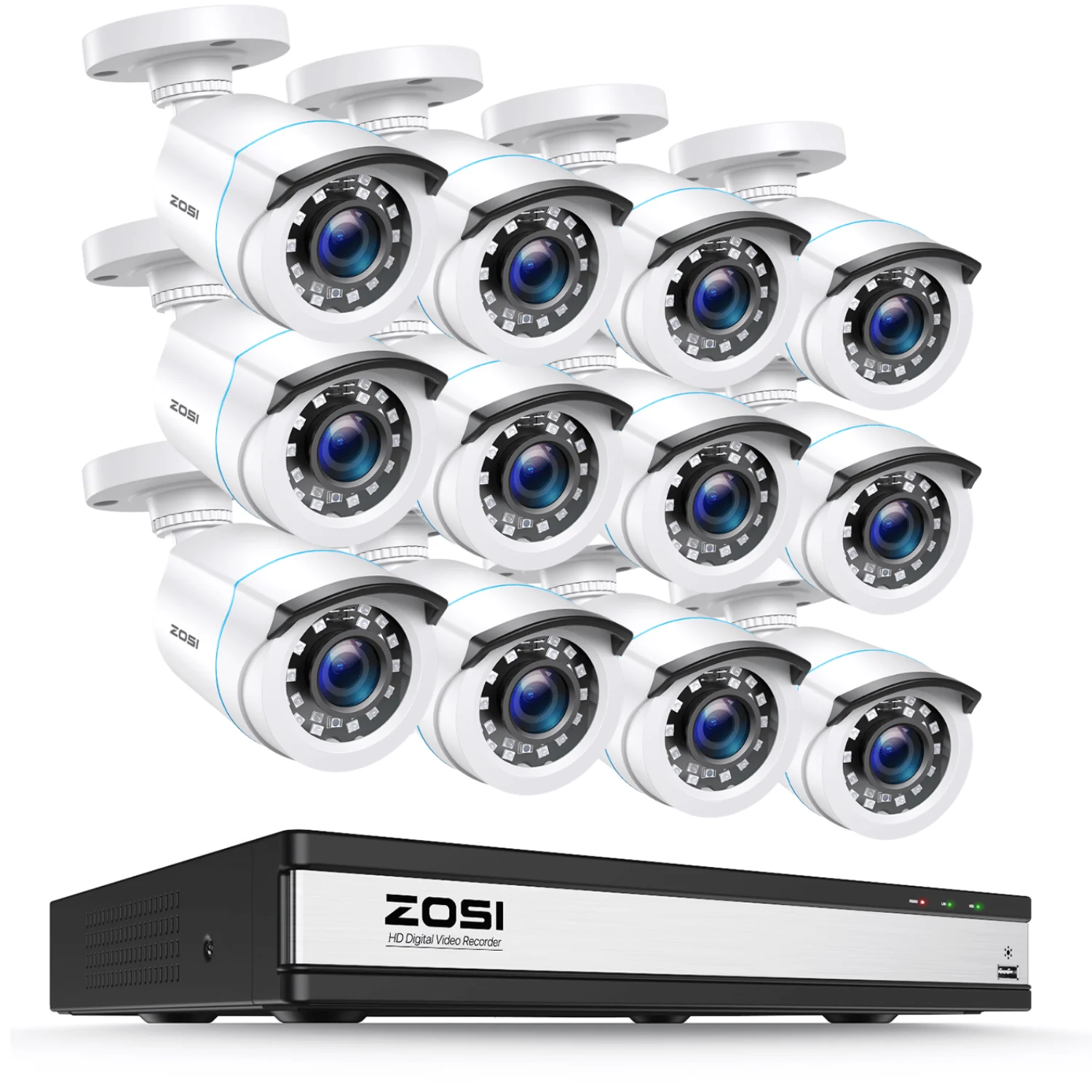 C106 16-Channel 1080p DVR Security Camera System + 2TB/4TB Hard Drive - Image 16