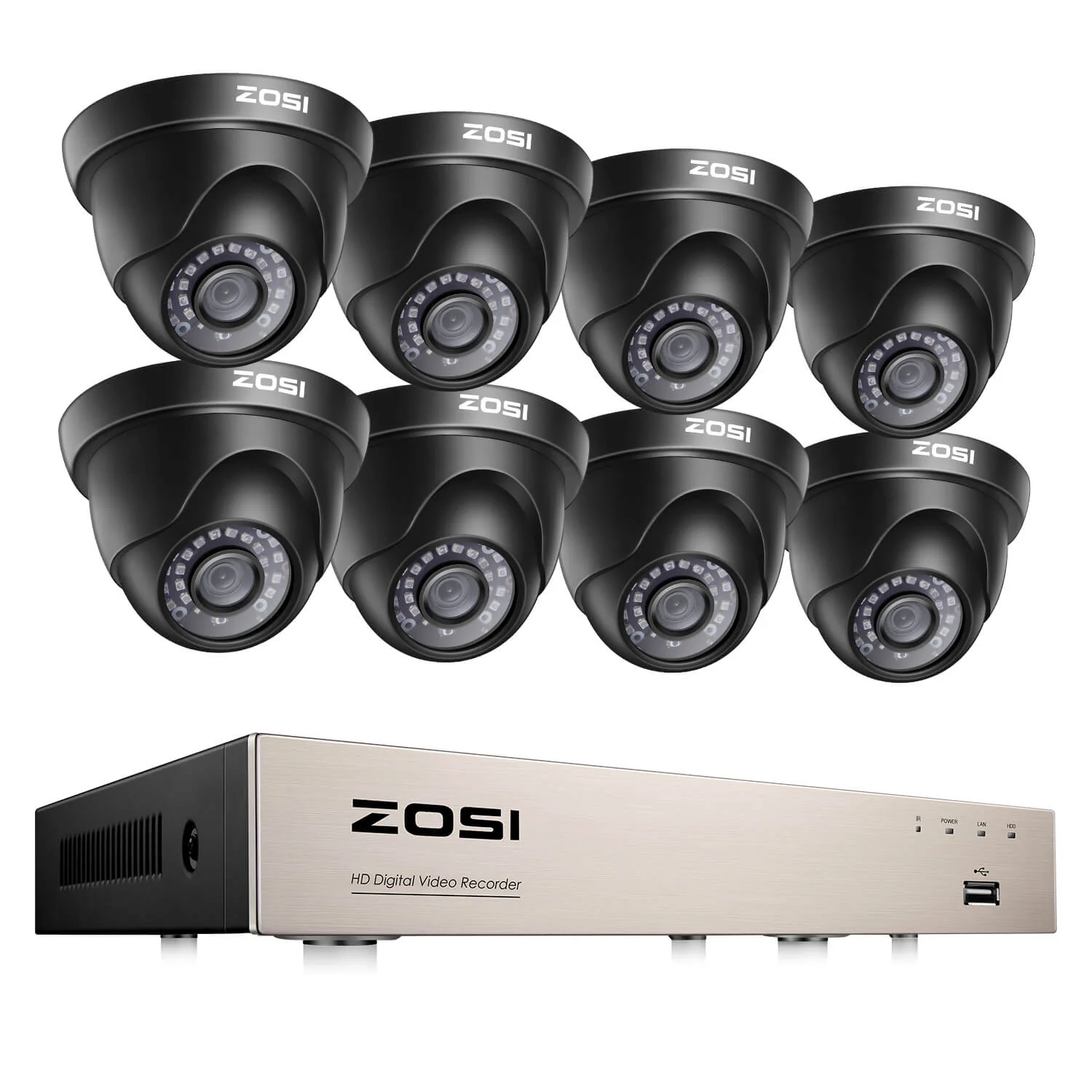 C419 1080p 8-Channel DVR Security Camera System + Optional Hard Drive - Image 20