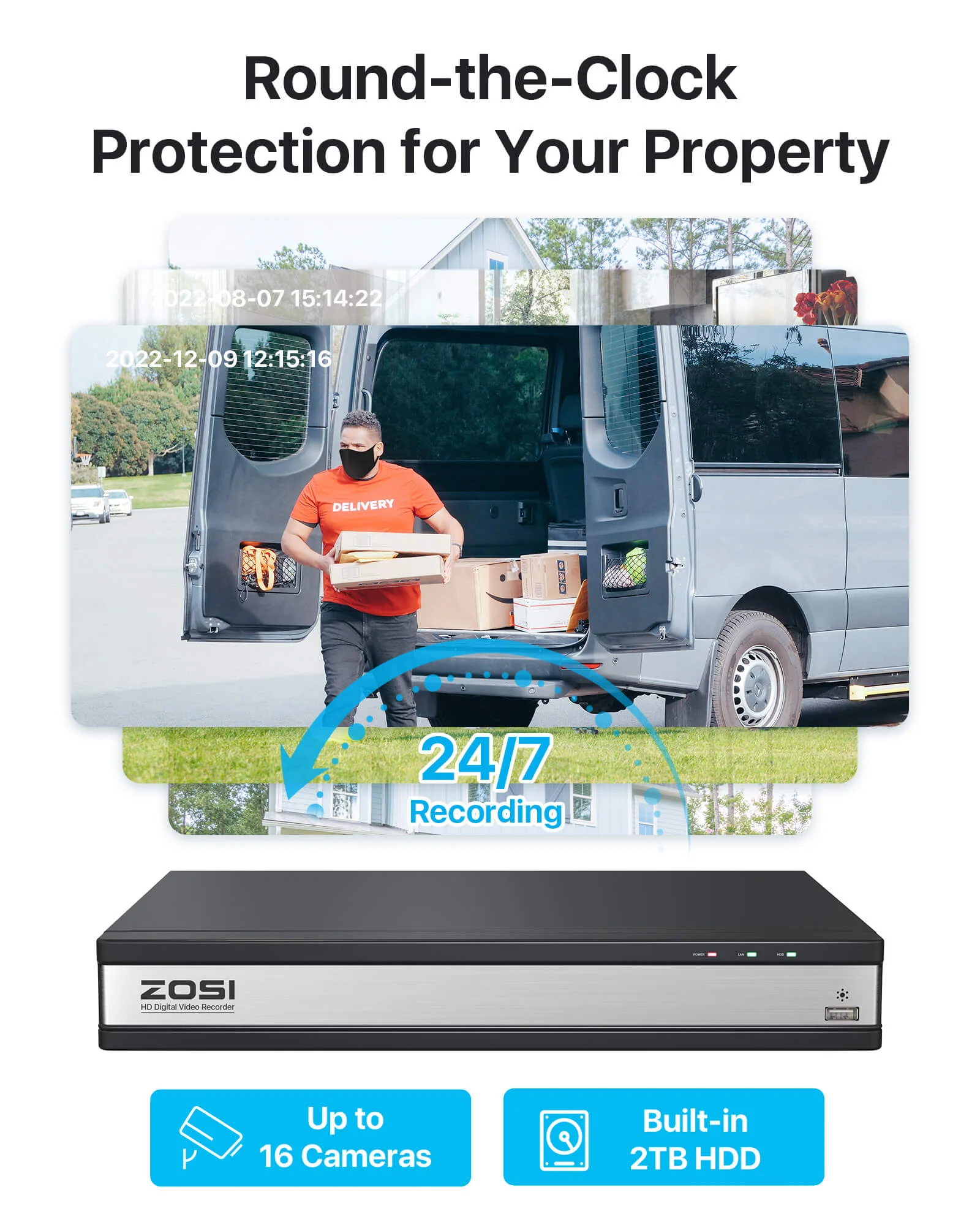 C419 16-Channel 1080p DVR Security Camera System + 2TB/4TB Hard Drive - Image 9