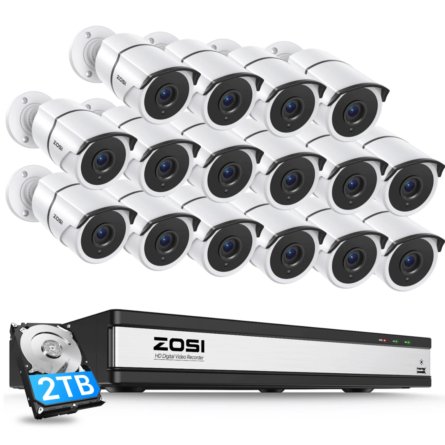 C261 16-Channel 1080p DVR Security Camera System - Image 16