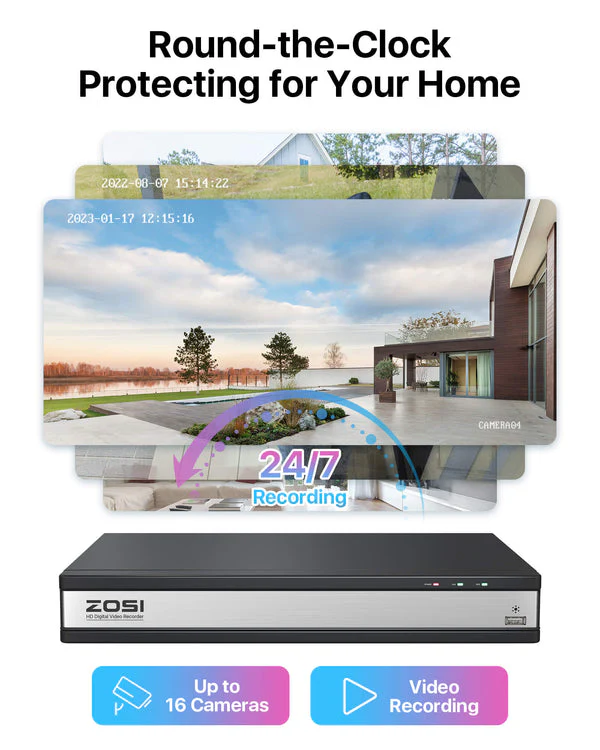 C261 16-Channel 1080p DVR Security Camera System - Image 3