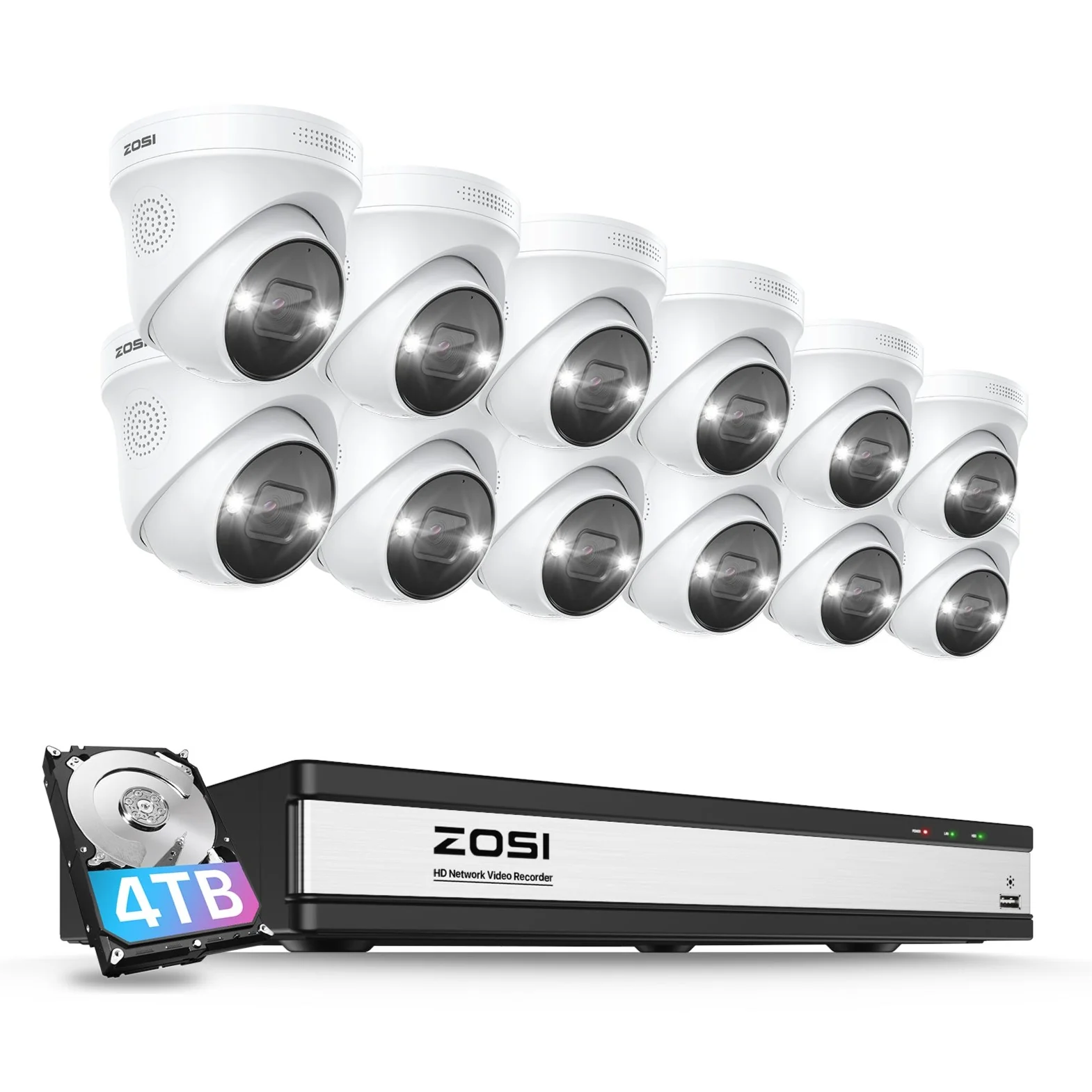 C225 5MP PoE Camera System + 4K 16CH PoE NVR + 4TB Hard Drive - Image 12