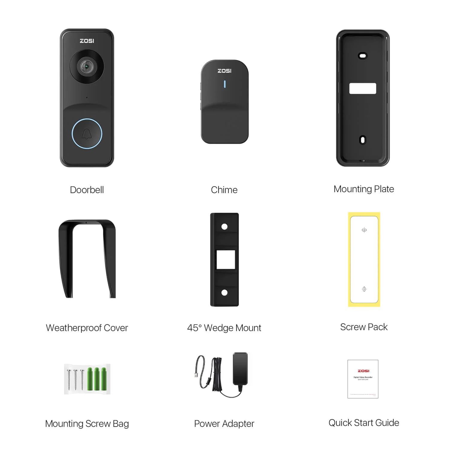 2.5K Plug-in WiFi Video Doorbell with Chime - Image 10