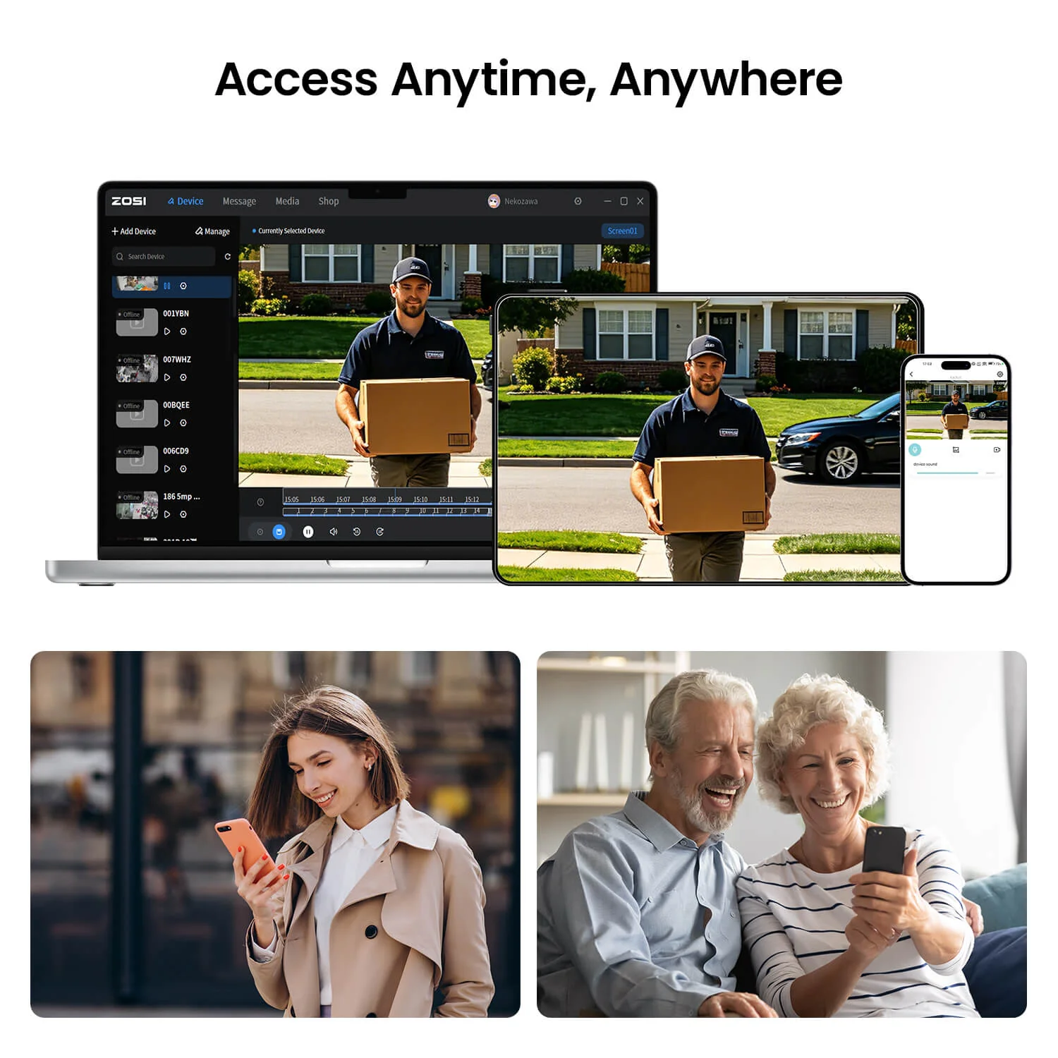 2.5K Plug-in WiFi Video Doorbell with Chime - Image 8