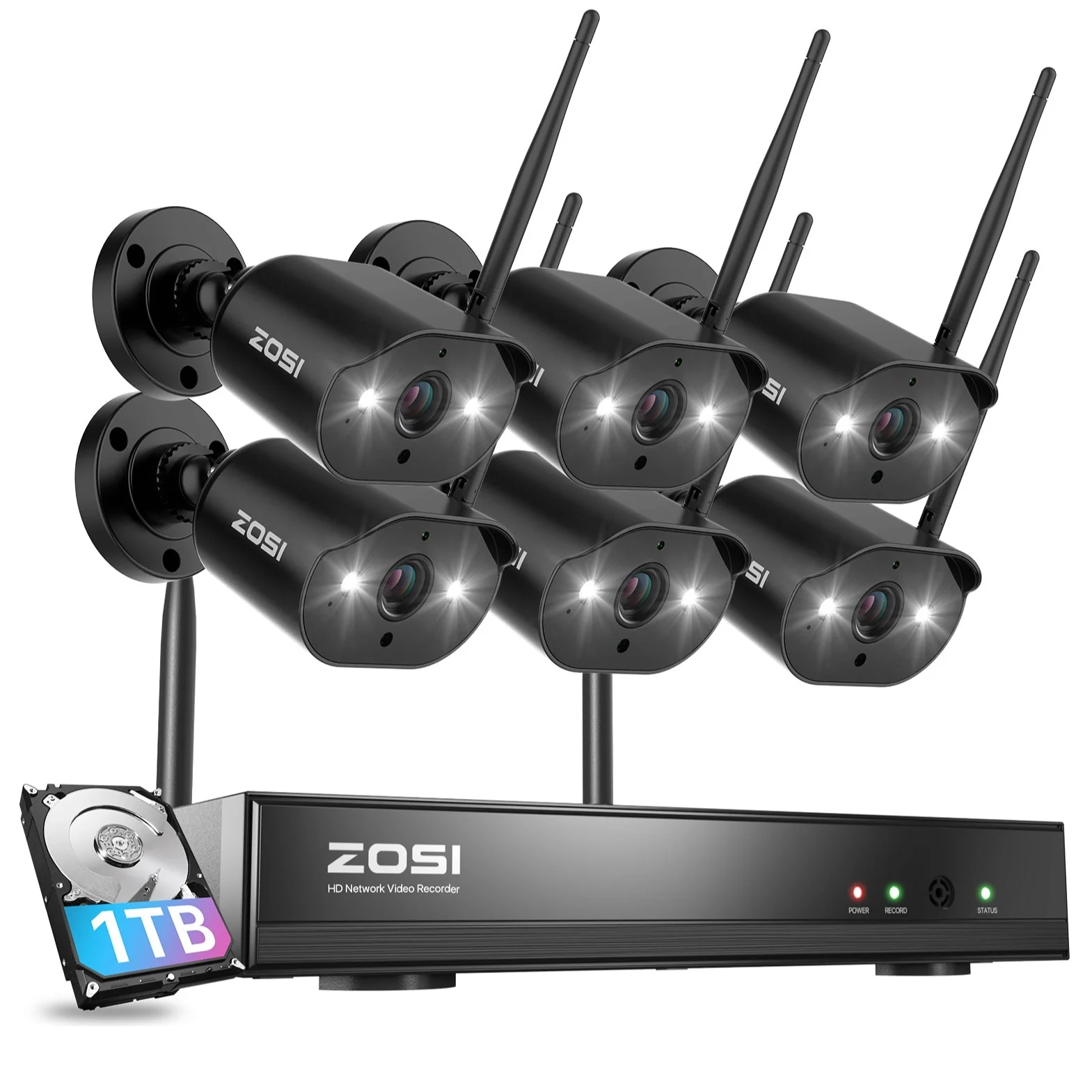 C302 3MP 8-Channel WiFi Security System + Optional Hard Drive - Image 10