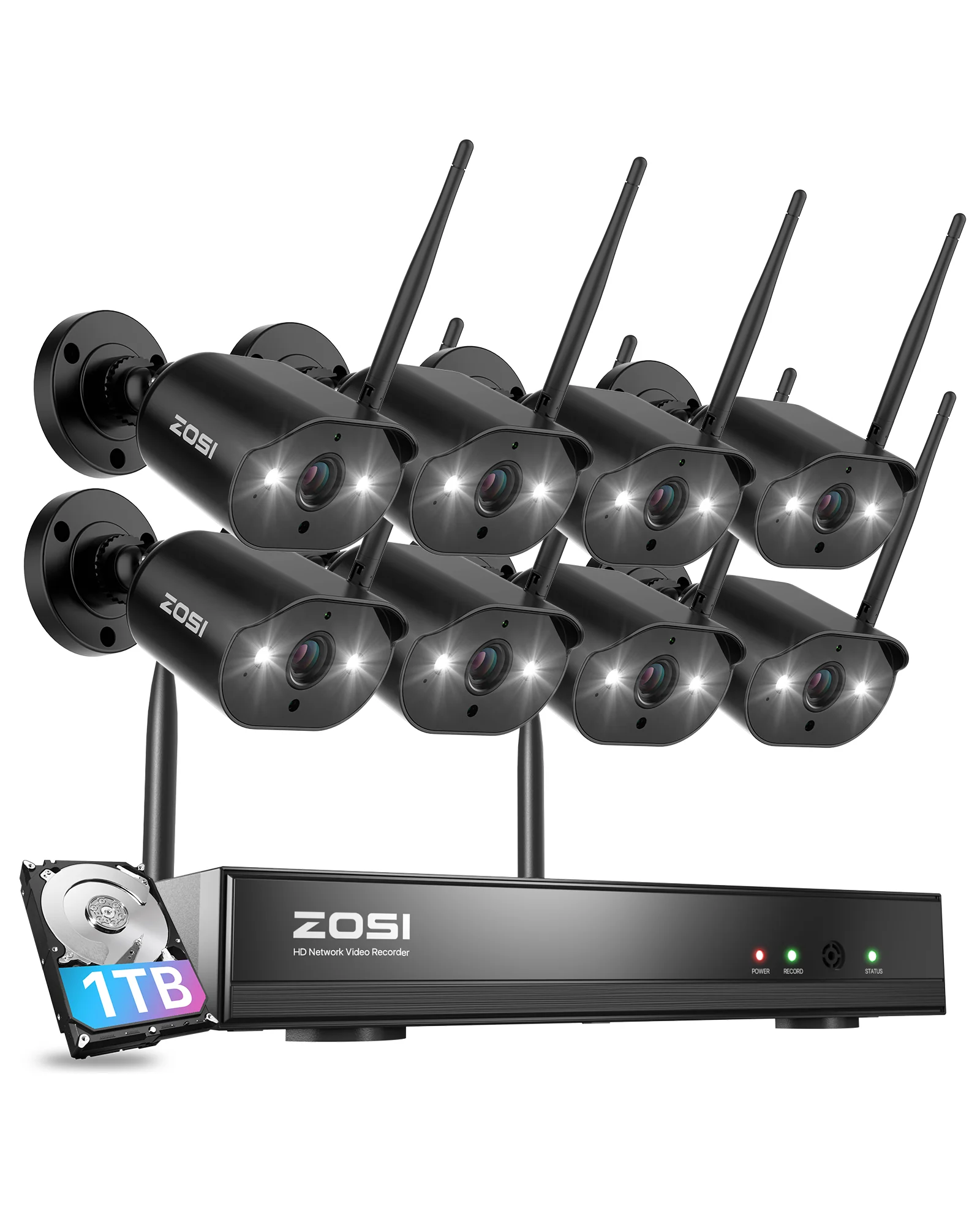 C302 3MP 8-Channel WiFi Security System + Optional Hard Drive - Image 12