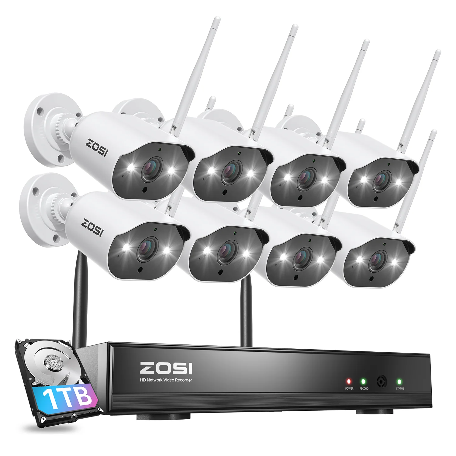 C302 3MP 8-Channel WiFi Security System + Optional Hard Drive - Image 13