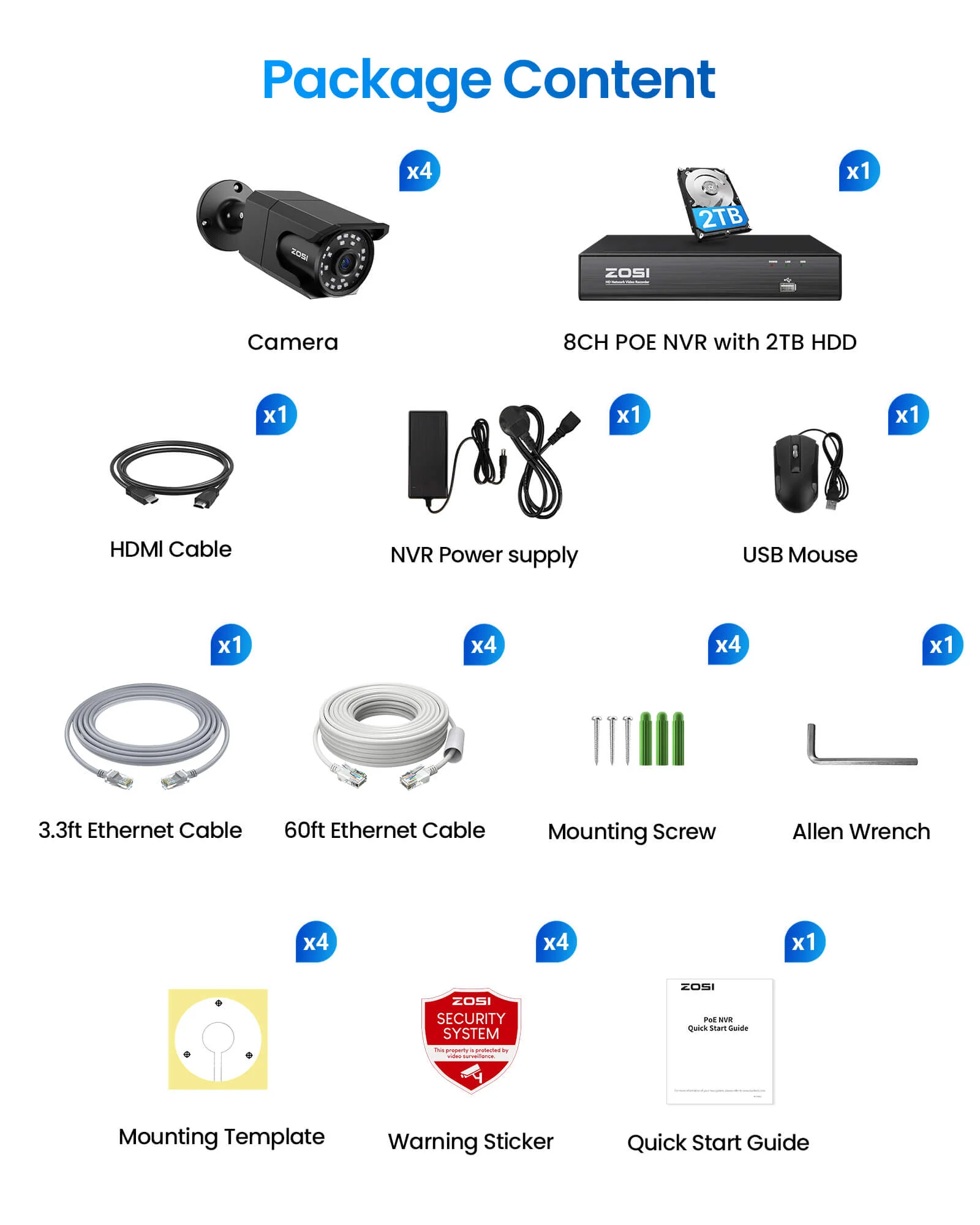 C105 4K 8CH PoE Security System with Audio + Up to 8 Cameras + 2TB Hard Drive - Image 13