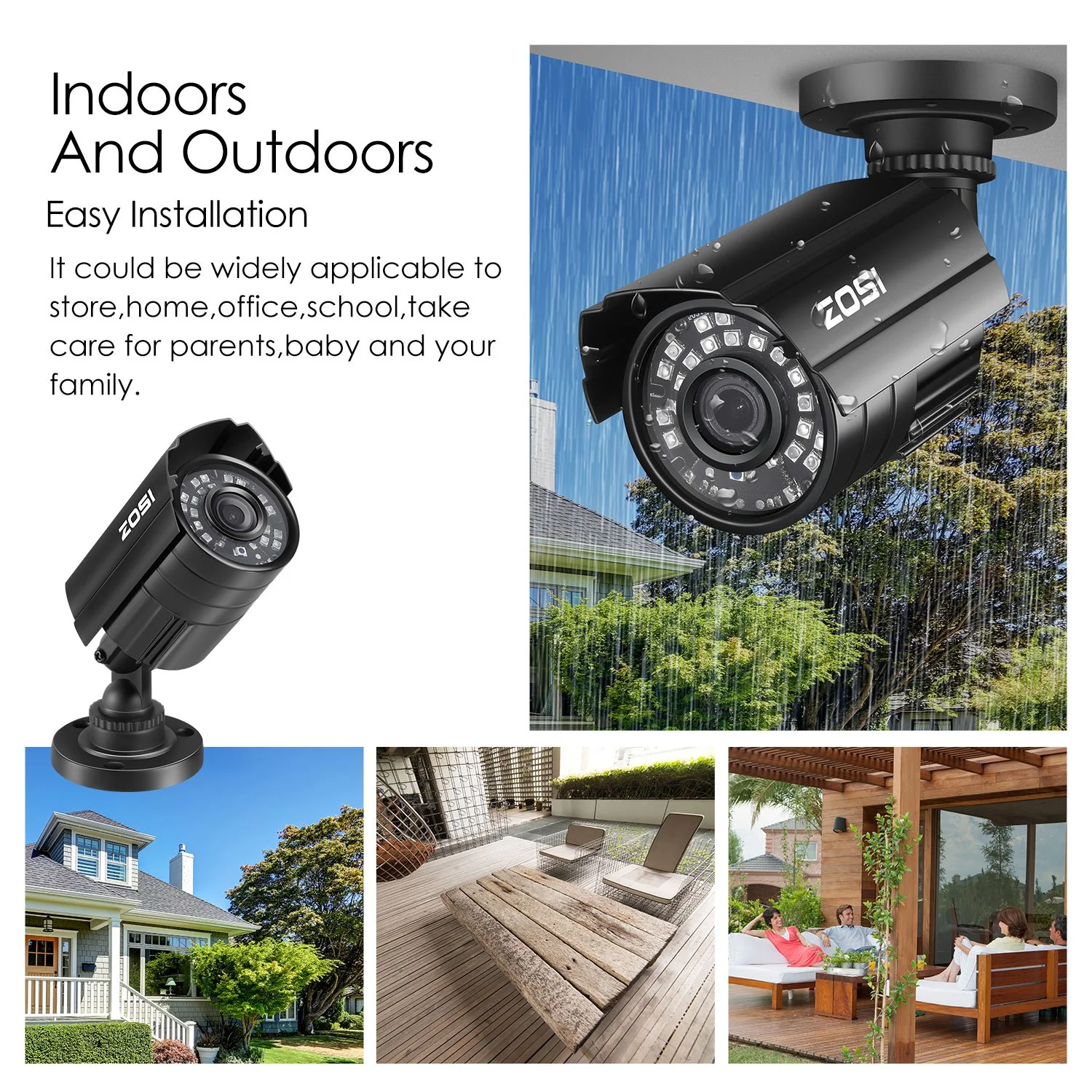 C211 2pack/4pack 1080P Bullet Security Cameras + 60ft BNC (ZG2112B) - Image 9