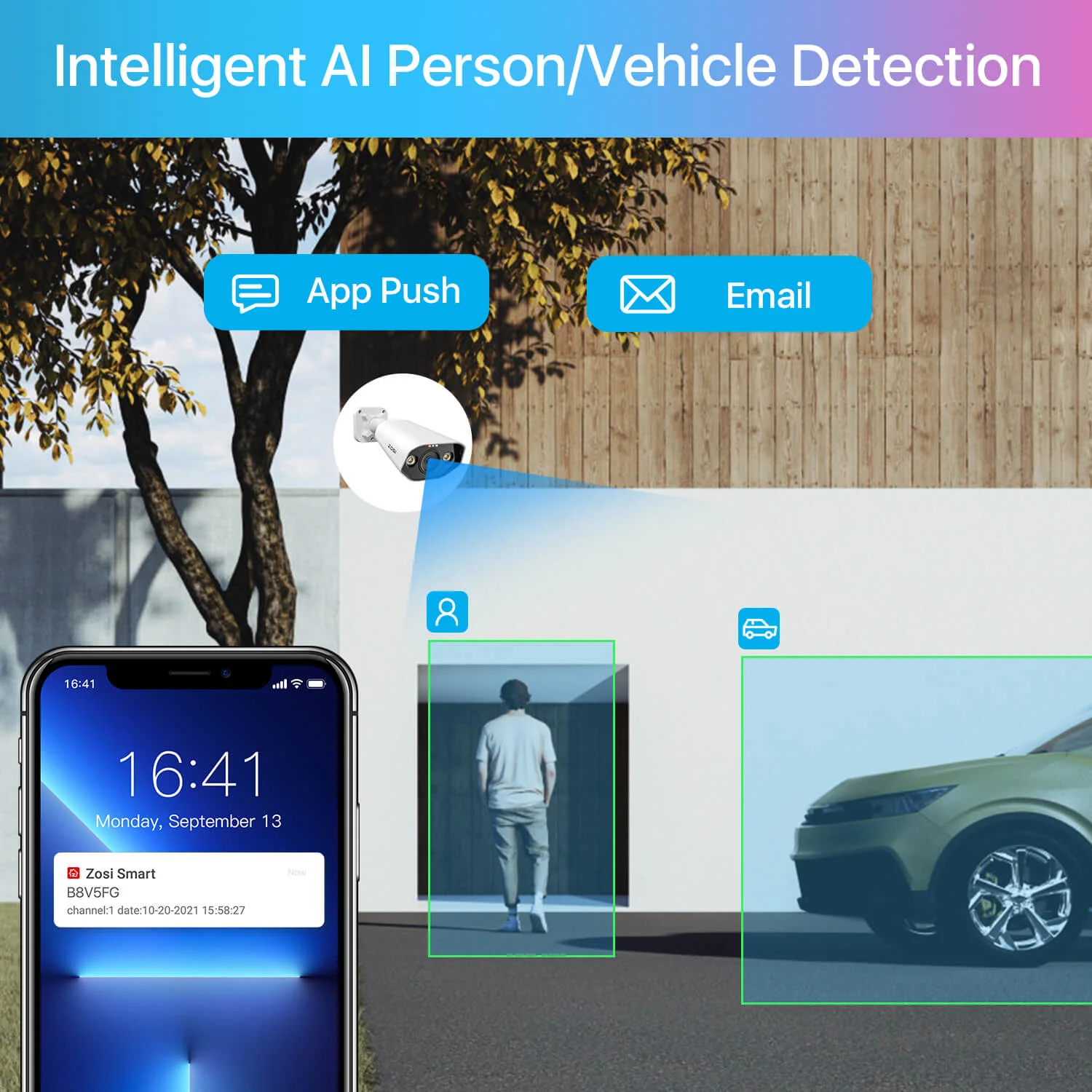 C182 5MP PoE Security Camera System + 4K 8CH PoE NVR with 2TB HDD - Image 3