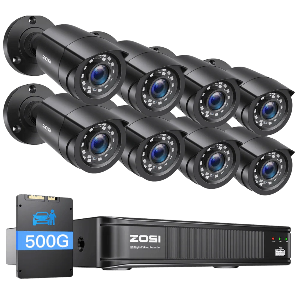C106 1080p 8-Channel DVR Security Camera System + Optional Hard Drive - Image 20