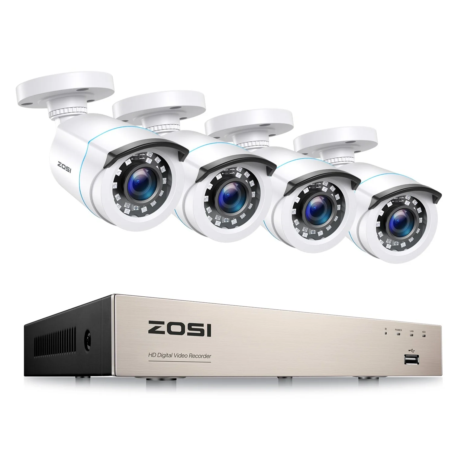 C106 1080p 8-Channel DVR Security Camera System + Optional Hard Drive - Image 23