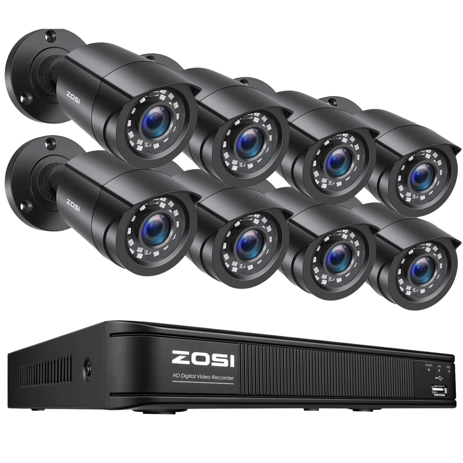 C106 1080p 8-Channel DVR Security Camera System + Optional Hard Drive - Image 24