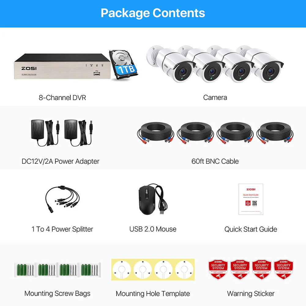 C261 1080p 8-Channel DVR Security Camera System with Audio + Optional Hard Drive - Image 13