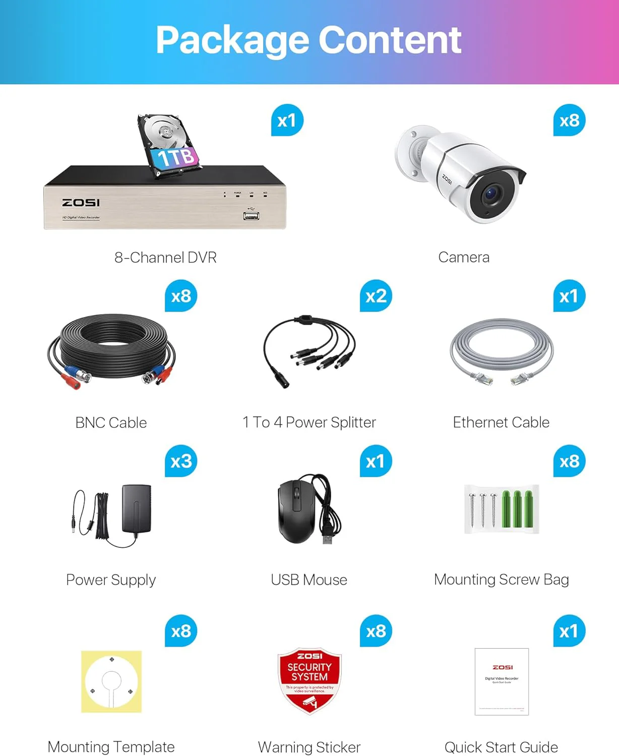 C261 1080p 8-Channel DVR Security Camera System with Audio + Optional Hard Drive - Image 14