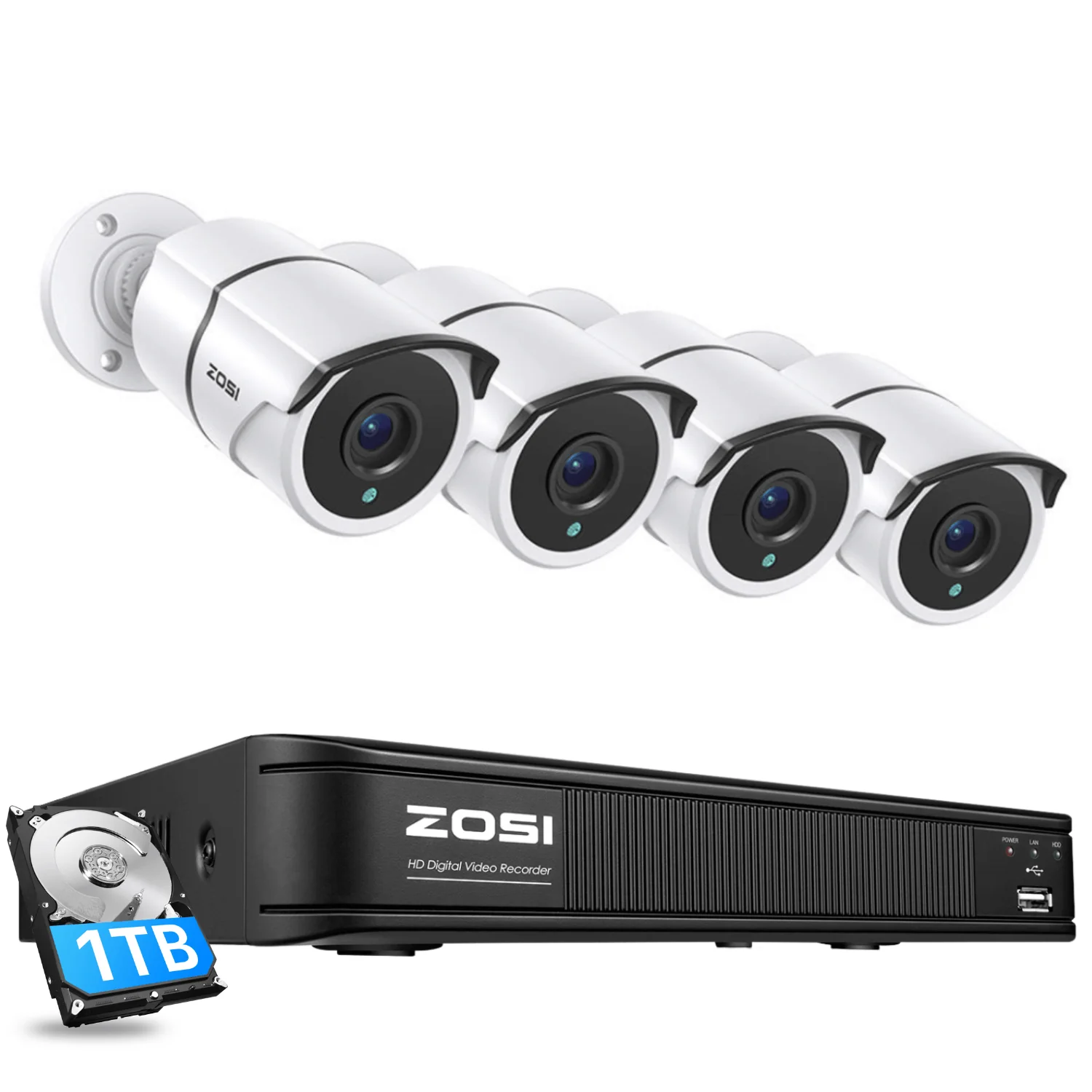 C261 1080p 8-Channel DVR Security Camera System with Audio + Optional Hard Drive - Image 17