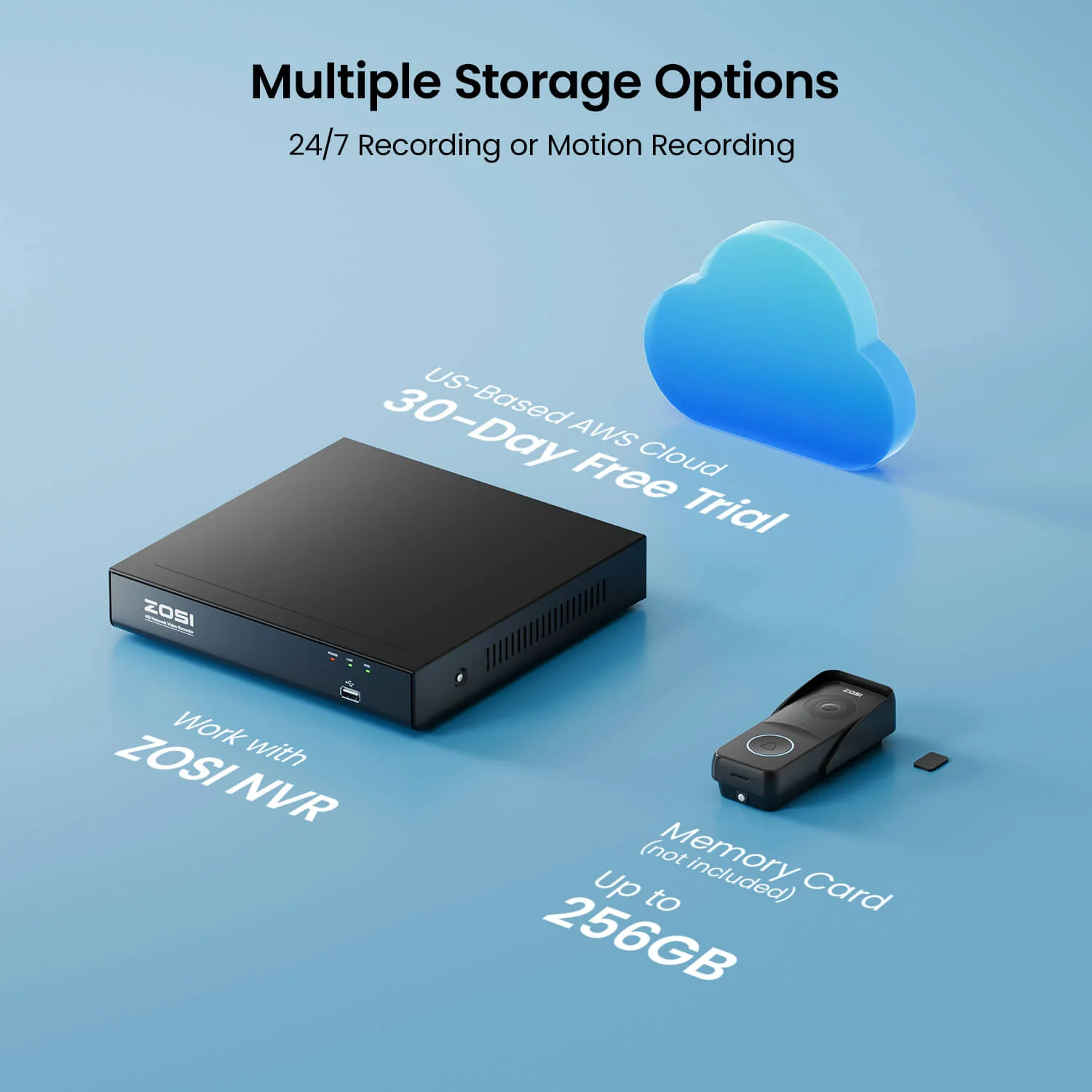 2.5K Plug-in WiFi Video Doorbell with Chime - Image 11