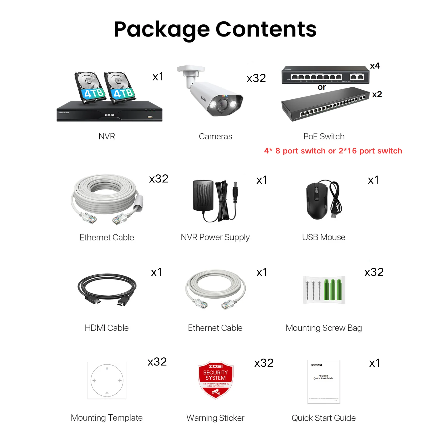 C182 32 Channel 4K PoE Security Camera System for Business + Up To 16TB HDD - Image 29
