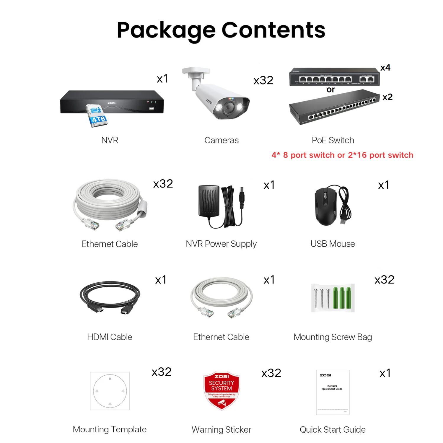 C182 32 Channel 4K PoE Security Camera System for Business + Up To 16TB HDD - Image 30