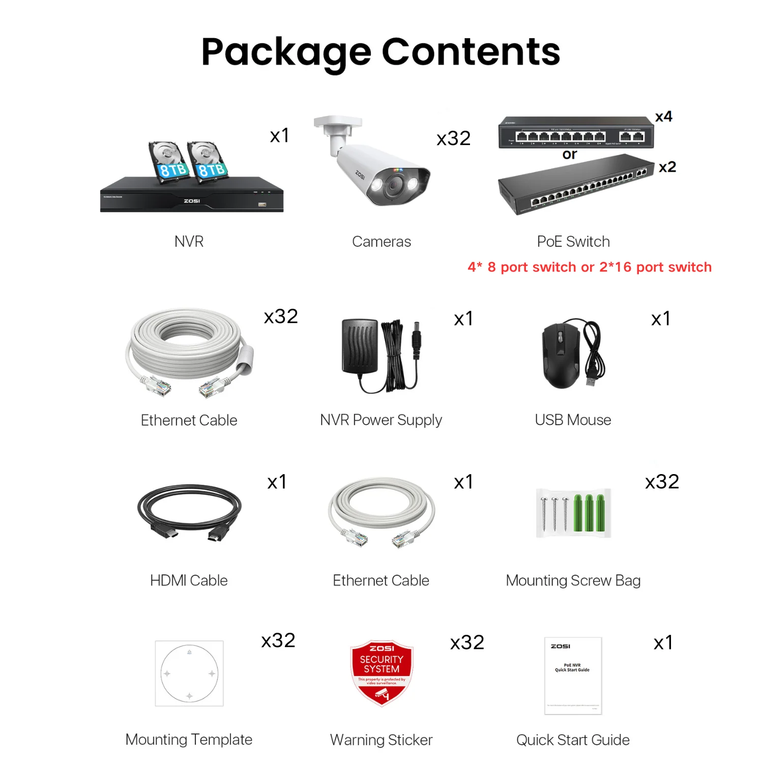 C182 32 Channel 4K PoE Security Camera System for Business + Up To 16TB HDD - Image 31