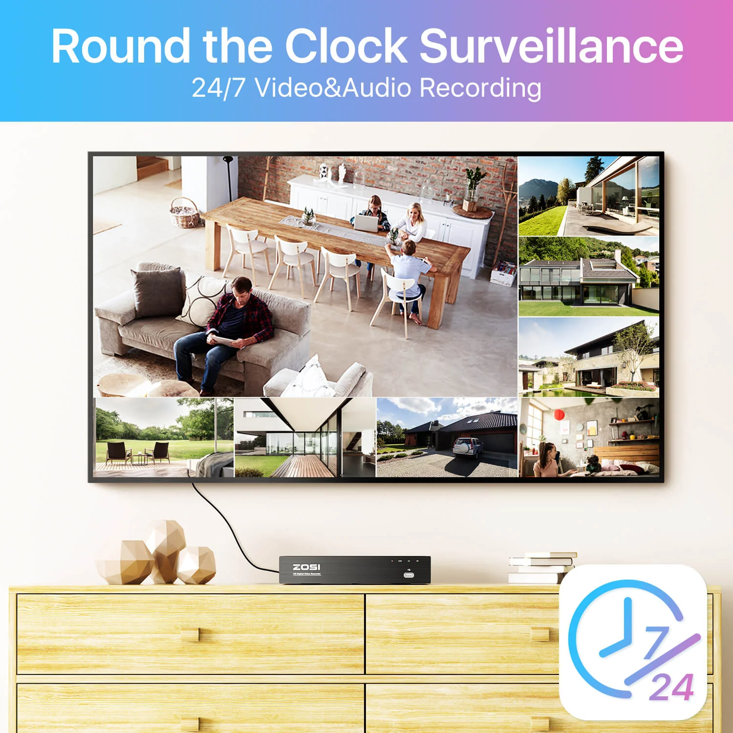 C182 4K PoE Security System + 4K 8 Channel PoE NVR with 2TB Hard Drive - Image 9