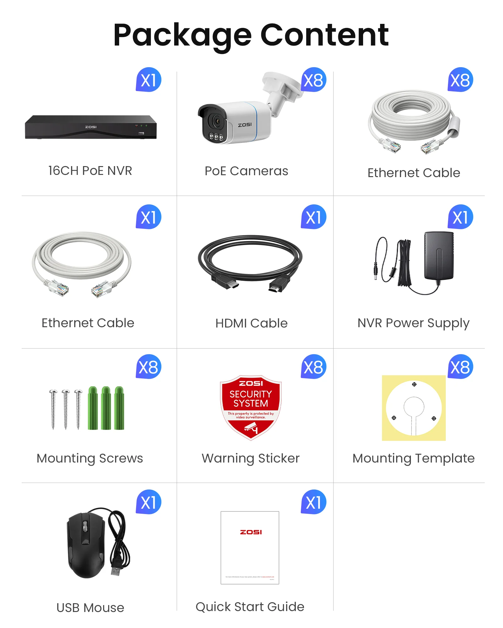 C186A 4K 16 Channel True Color Night Security System + 16CH PoE NVR with 4TB Hard Drive - Image 19