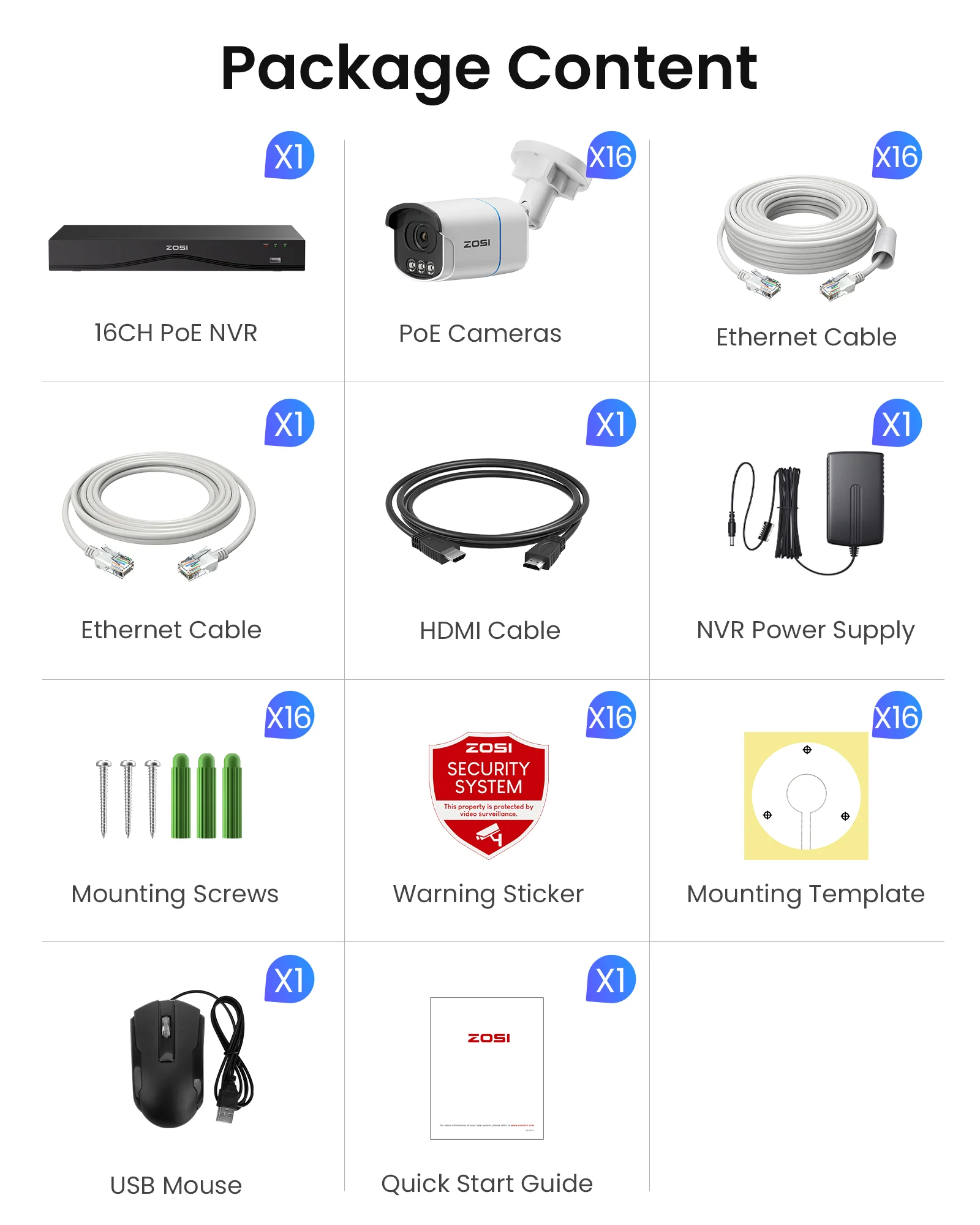 C186A 4K 16 Channel True Color Night Security System + 16CH PoE NVR with 4TB Hard Drive - Image 21