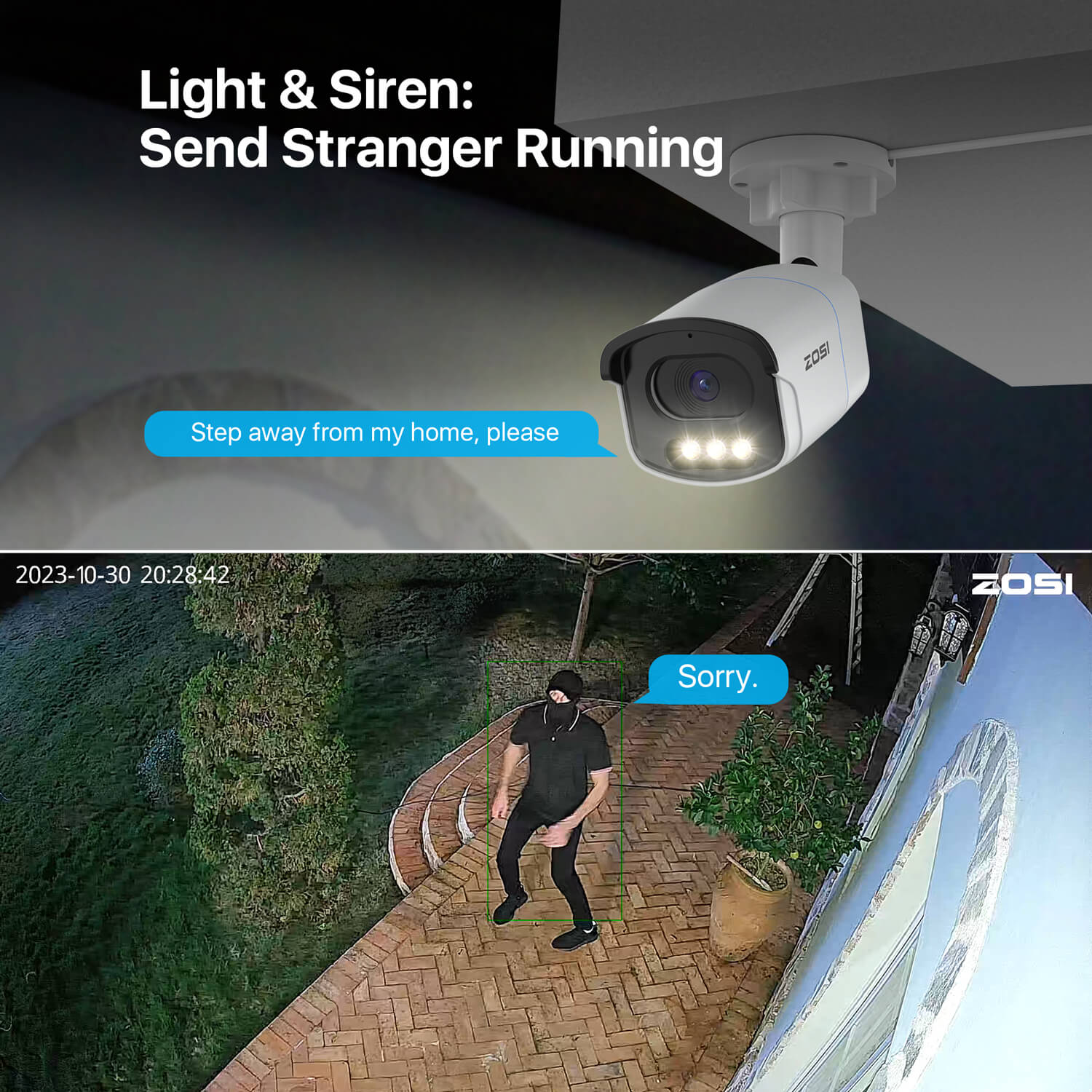 C186A 4K PoE Camera with True Color Night Vision + 60ft Ethernet Cable - Image 6