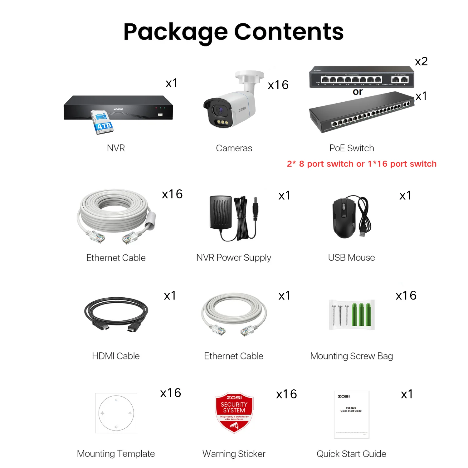 C186A 32-Channel 4K PoE Security System with True Color Night + Max. 16TB HDD - Image 26