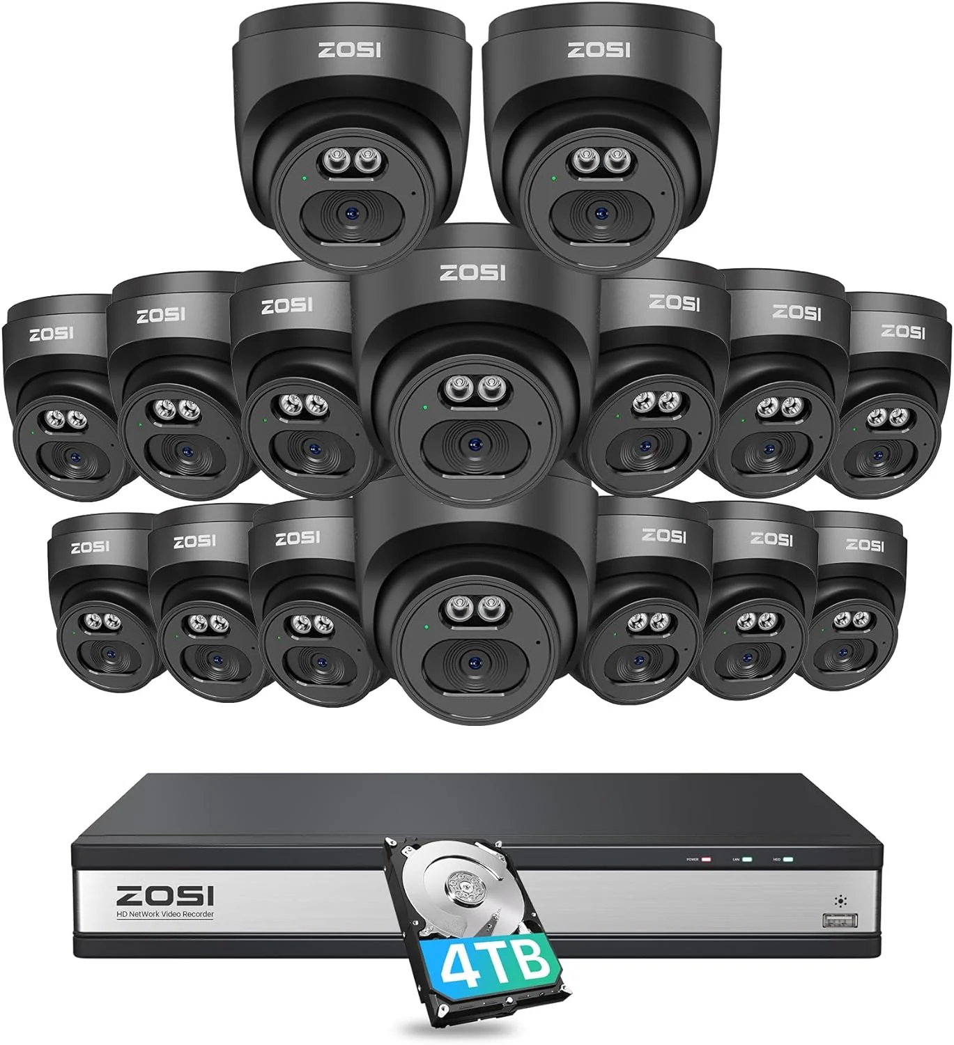 C220 4MP Security Camera System + 4K 16 Channel PoE NVR + 4TB Hard Drive - Image 18