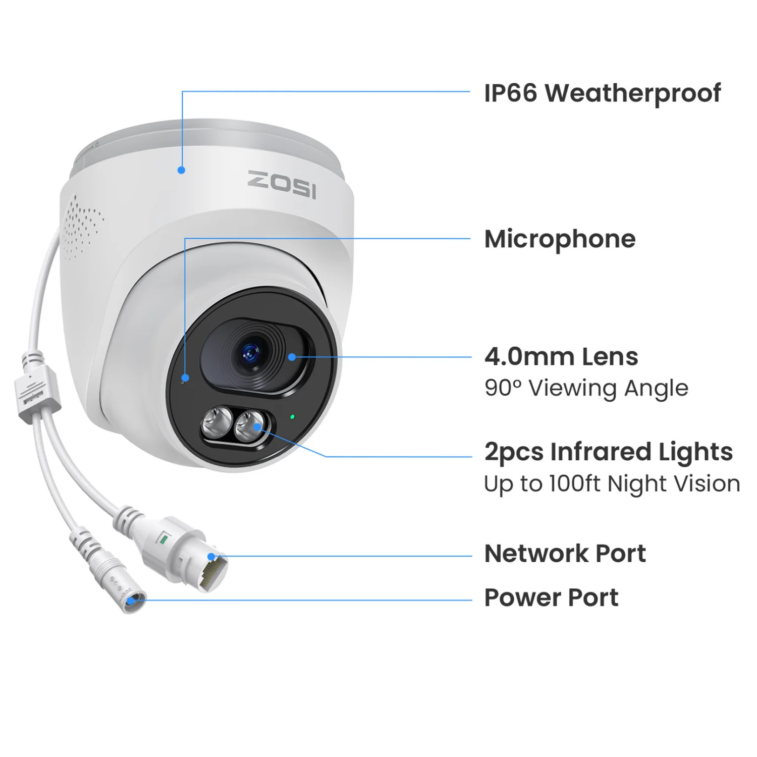 C220 4MP Security Camera System + 4K 16 Channel PoE NVR + 4TB Hard Drive - Image 20