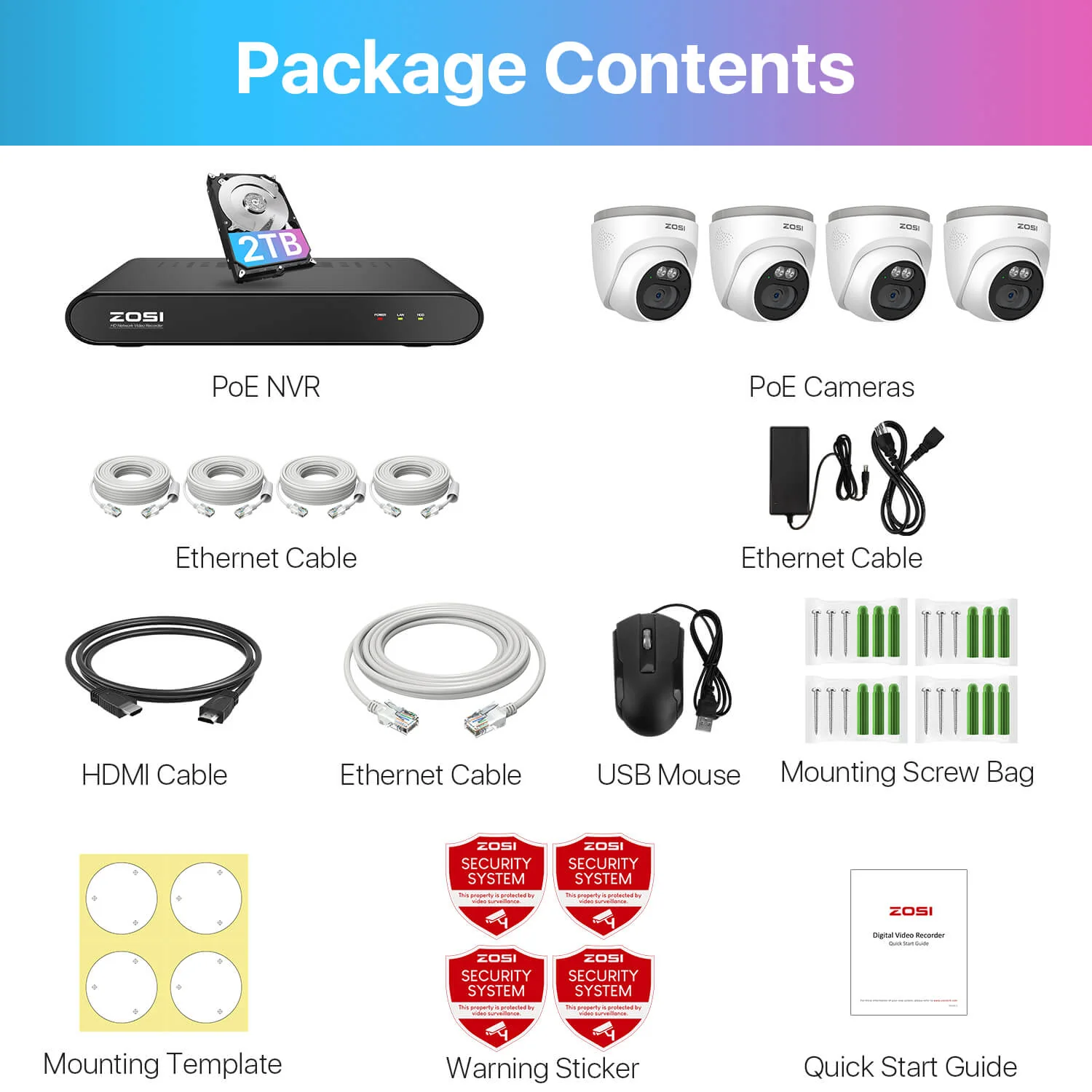 C220 4MP PoE Camera System + 5MP 8-Channel PoE NVR(ZR08PV) - Image 10