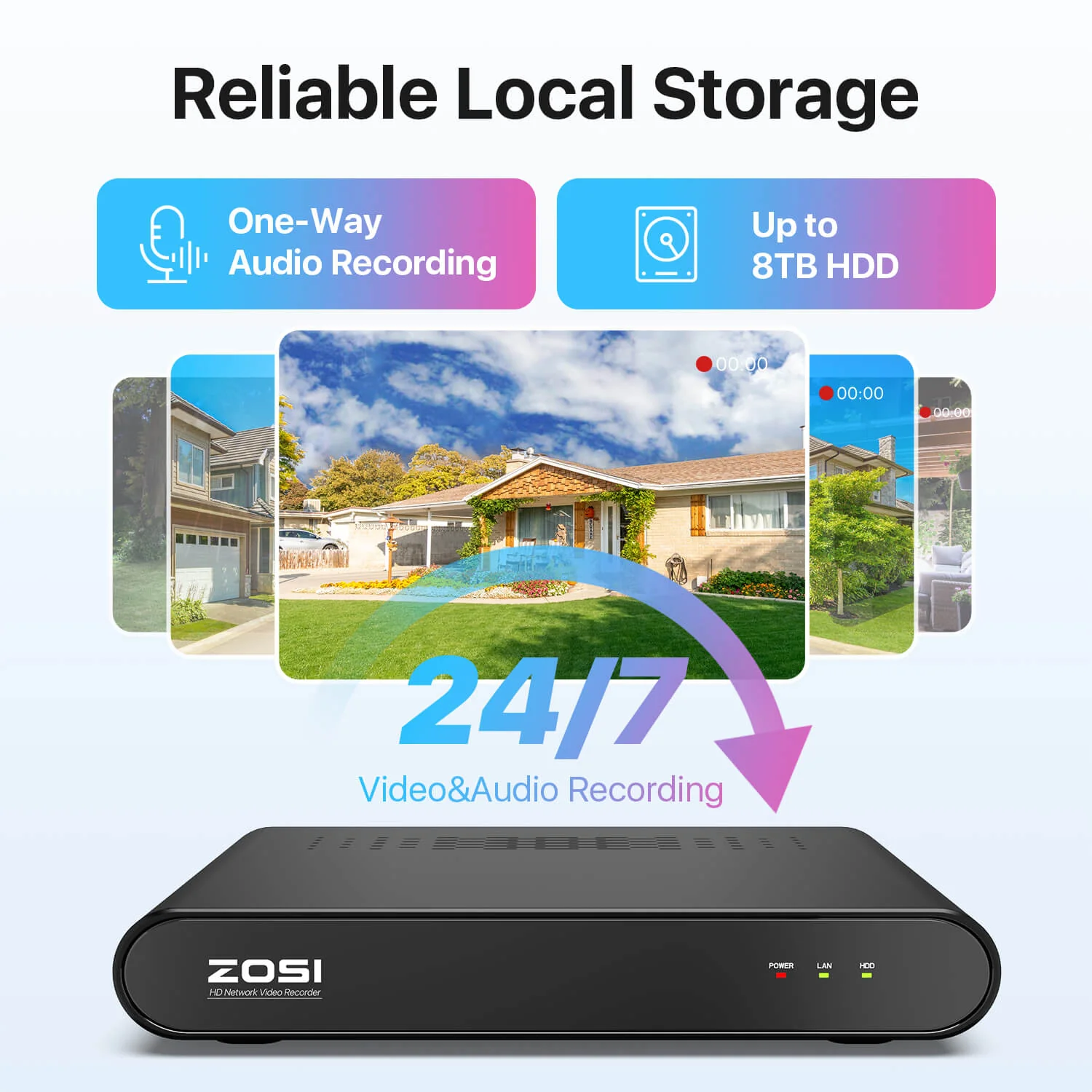 C220 4MP PoE Camera System + 5MP 8-Channel PoE NVR(ZR08PV) - Image 7