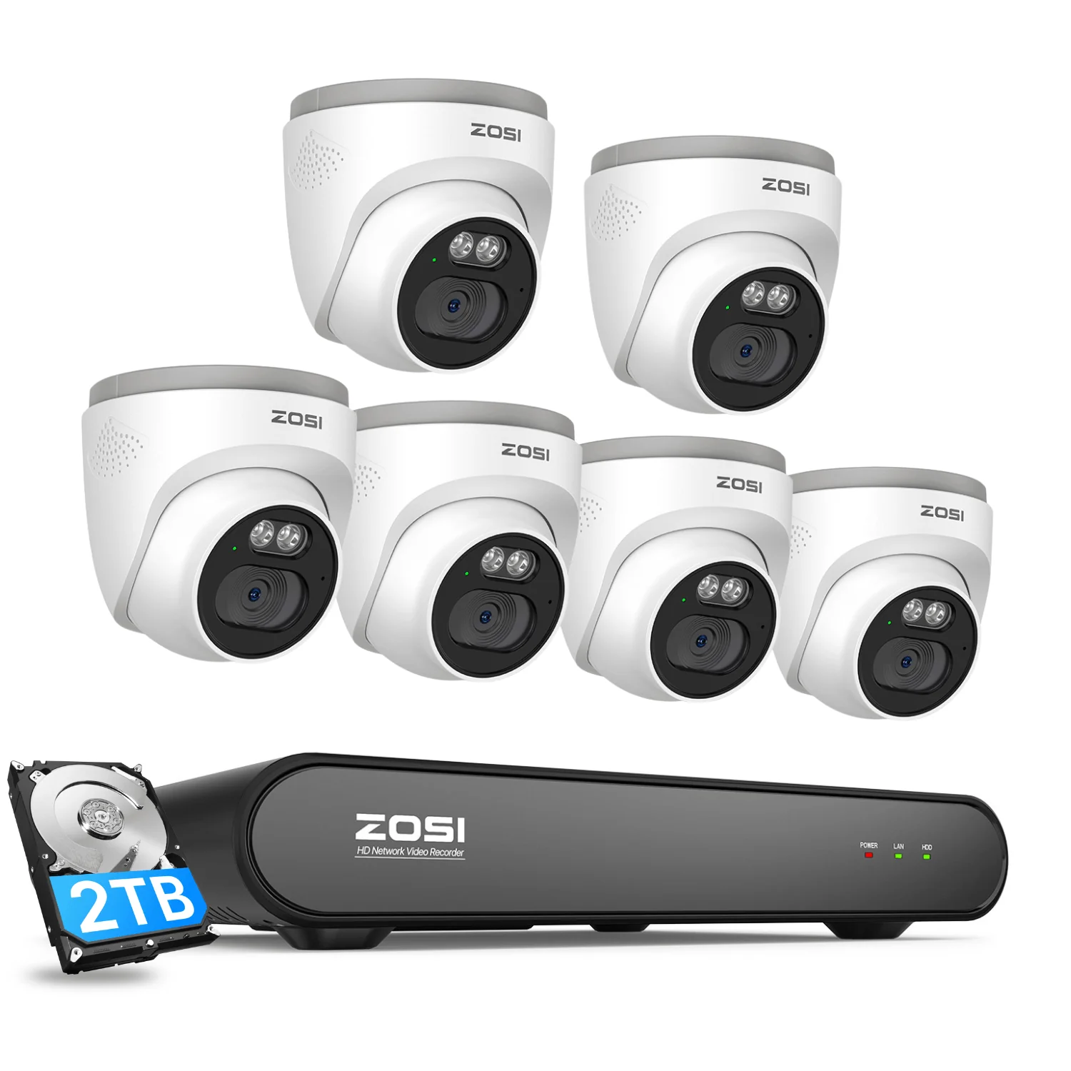 C220 4MP PoE Camera System + 5MP 8-Channel PoE NVR(ZR08PV) - Image 8