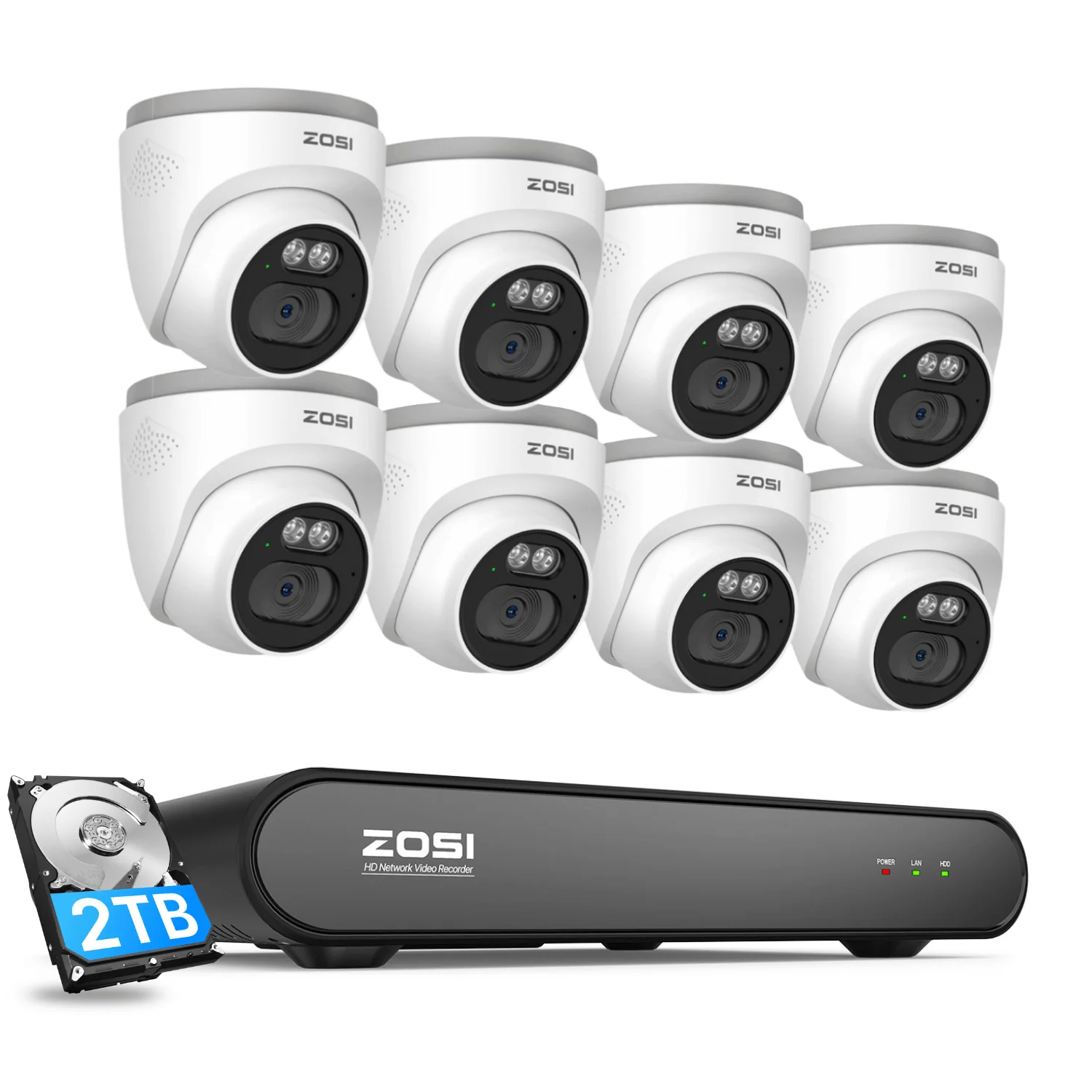 C220 4MP PoE Camera System + 5MP 8-Channel PoE NVR(ZR08PV) - Image 9