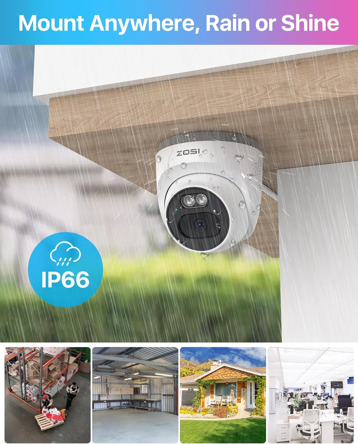 C220 2Pack/4Pack 4MP Add-on PoE Camera + 60ft Ethernet Cable - Image 5