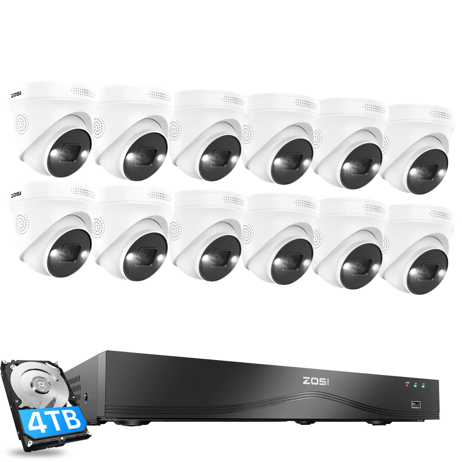 C225 4K 16CH PoE Security System + 16CH 2-Bay PoE NVR with 4TB HDD - Image 12
