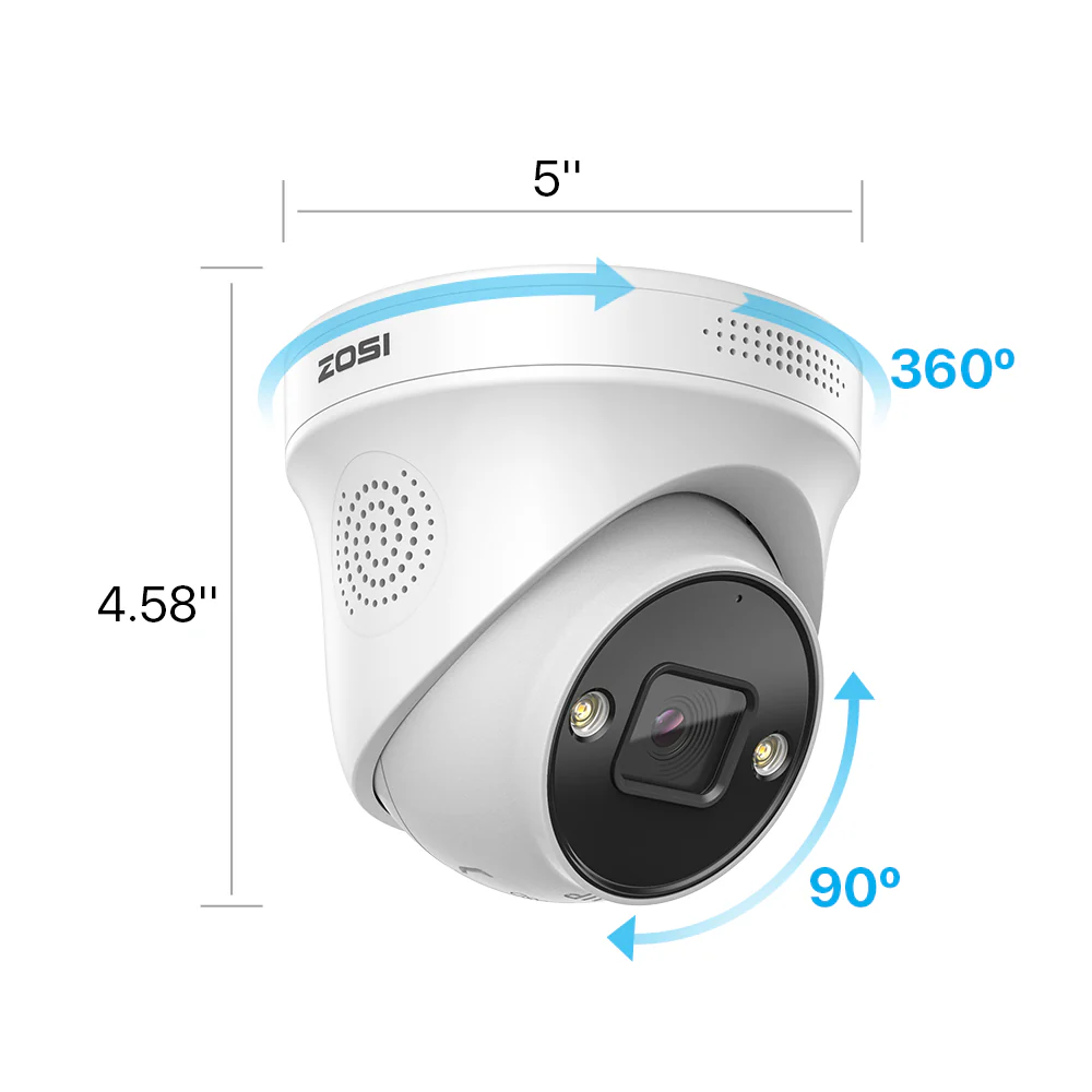 C225 5MP PoE Camera System + 4K 16CH PoE NVR + 4TB Hard Drive - Image 11