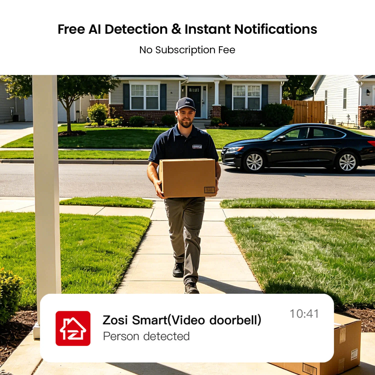 2.5K Plug-in WiFi Video Doorbell with Chime - Image 5