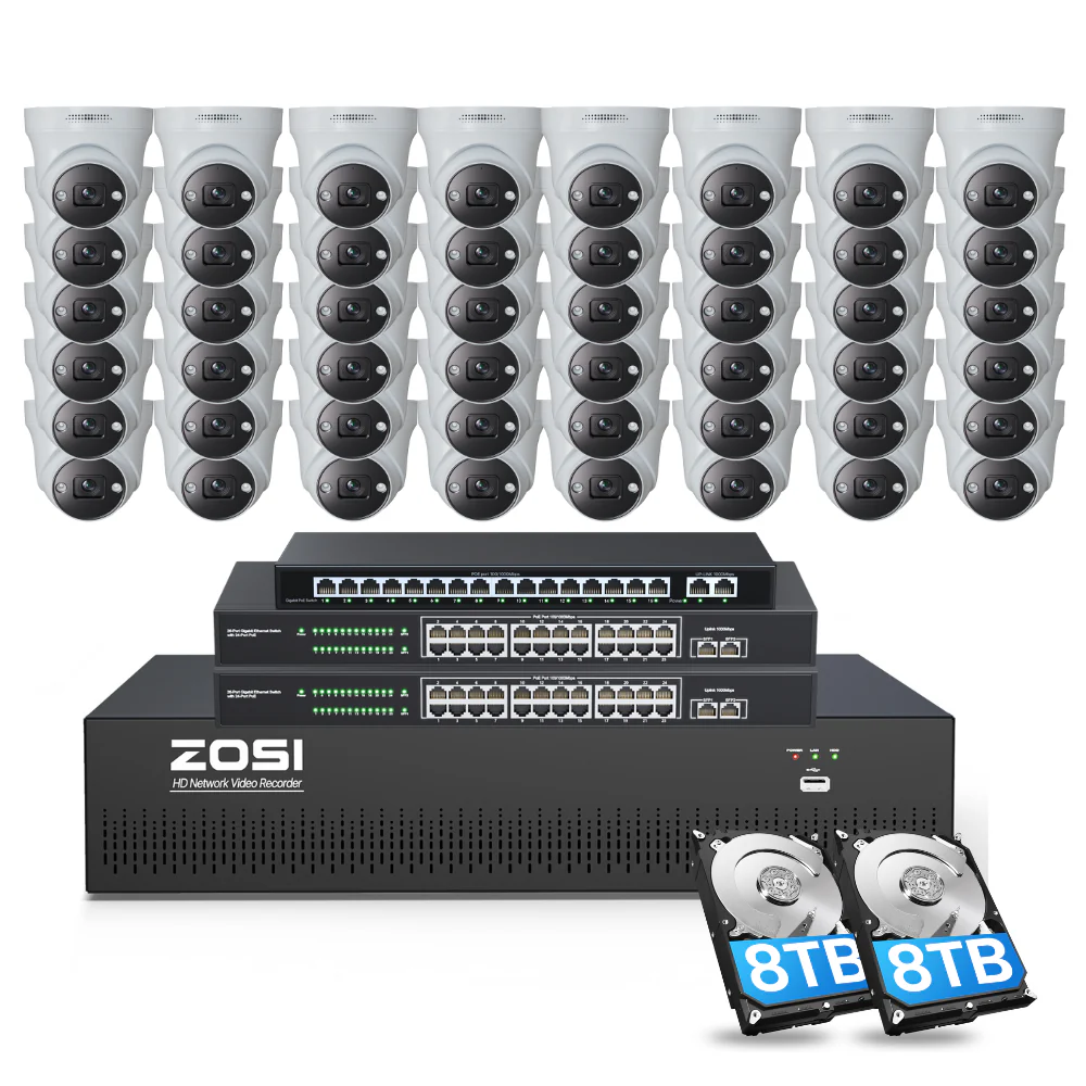 C225 64 Channel 4K PoE Security Camera System for Business - Image 16