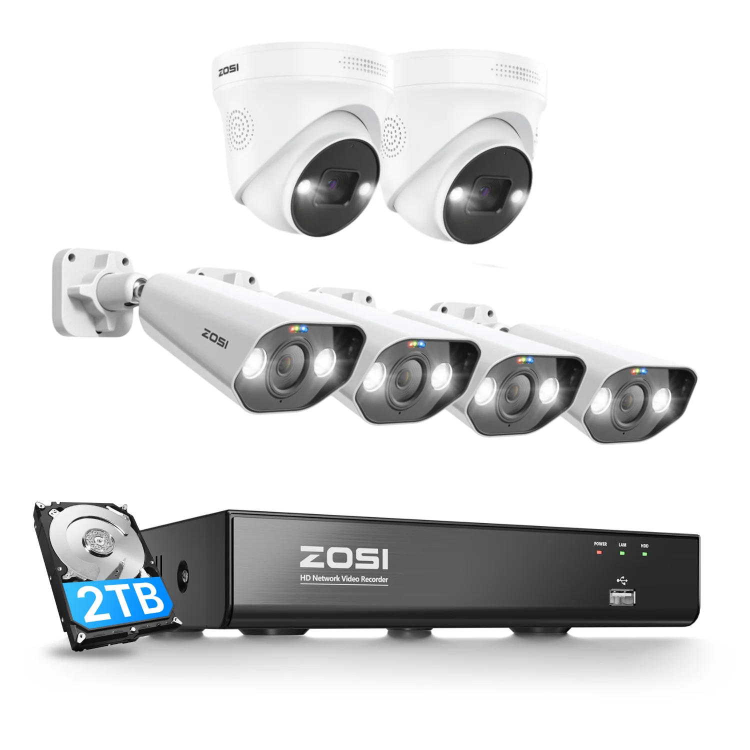 C182 & C225 4K PoE Security Camera System + 8CH NVR with 2TB Hard Drive - Image 15