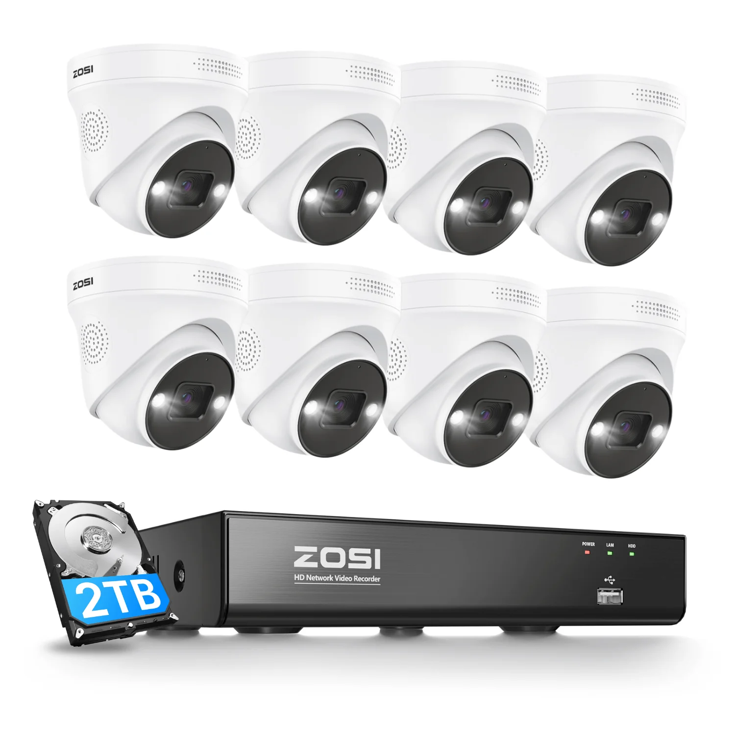 C225 4K PoE Security Camera System + 4K 8CH PoE NVR with 2TB HDD - Image 14