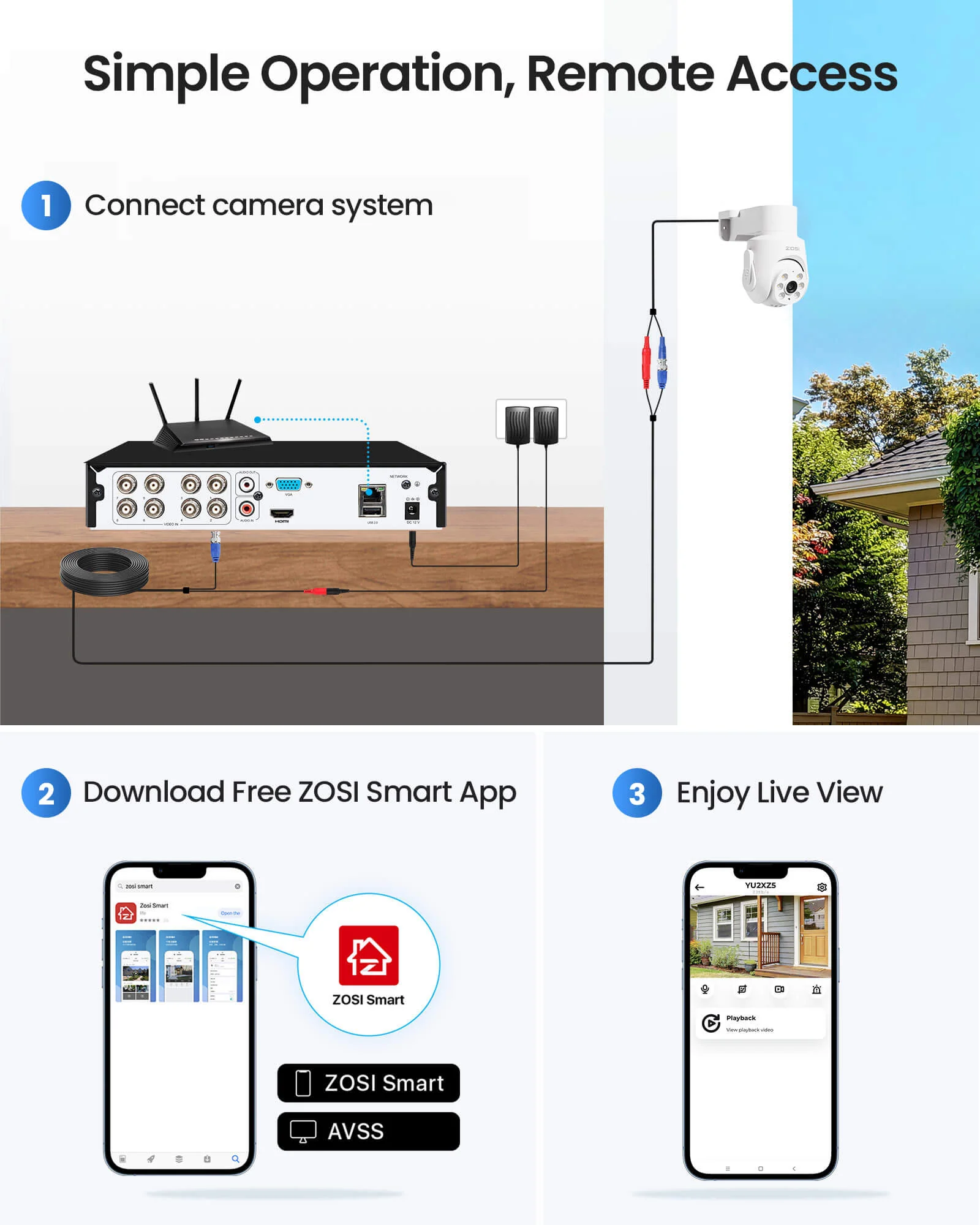 C280 2MP HD-TVI PTZ Security System with Audio + 8CH 5MP DVR(ZR08JN) - Image 10