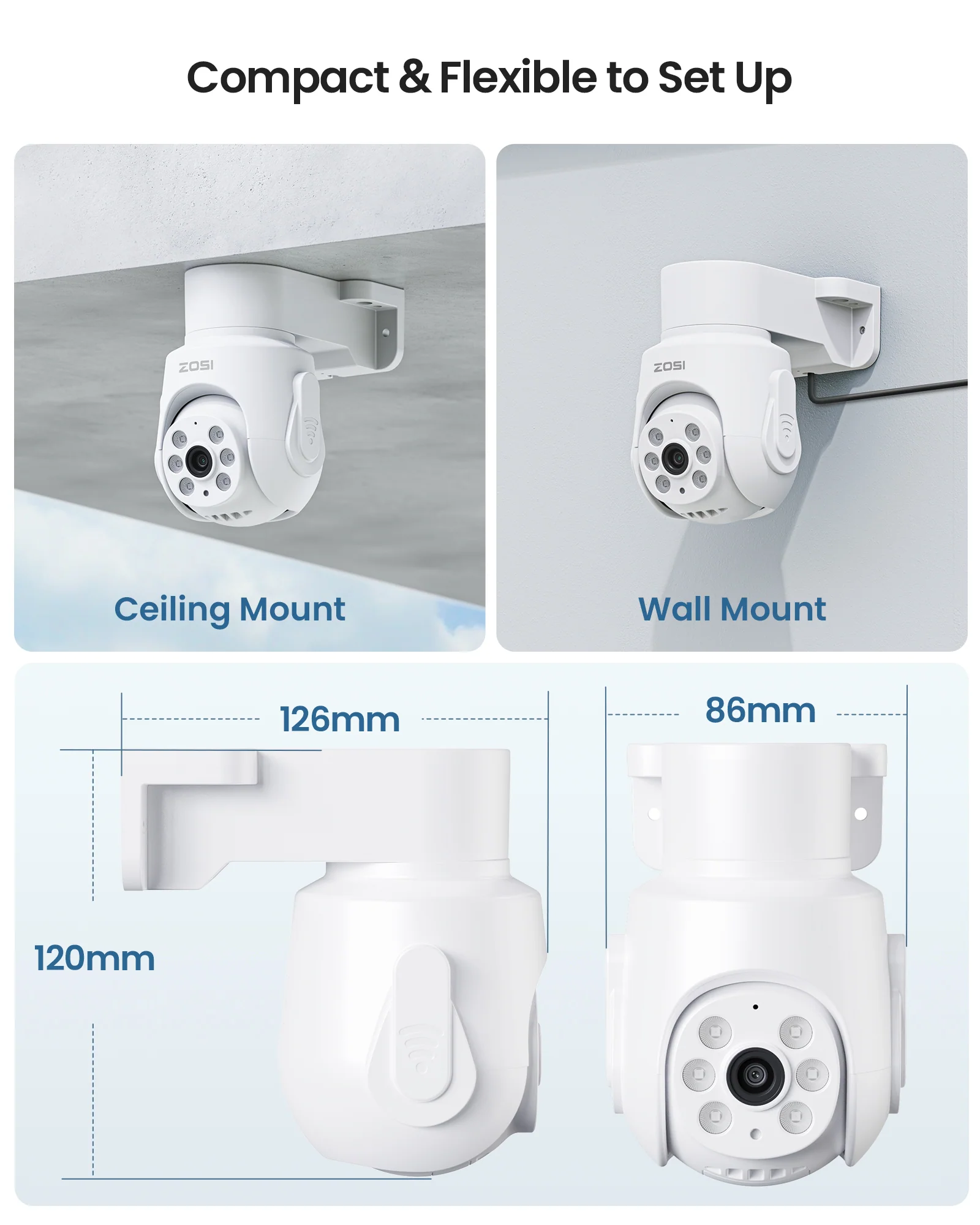 C280 5MP HD-TVI PTZ Security System with Audio + 8CH 5MP DVR(ZR08JN) - Image 3