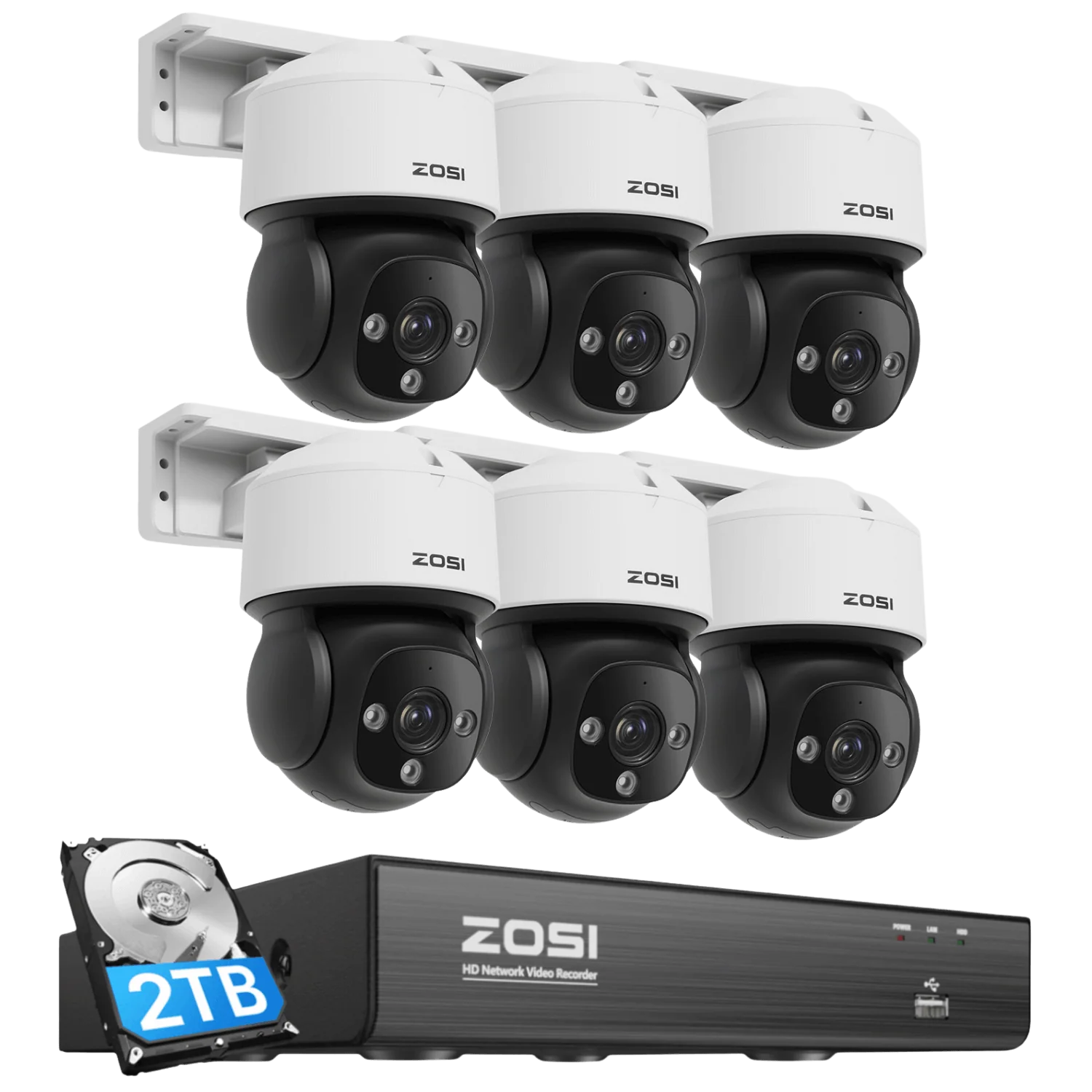 C290M 4K PTZ PoE Security Camera System + 4K 8CH PoE NVR + 2TB/4TB Hard Drive - Image 13