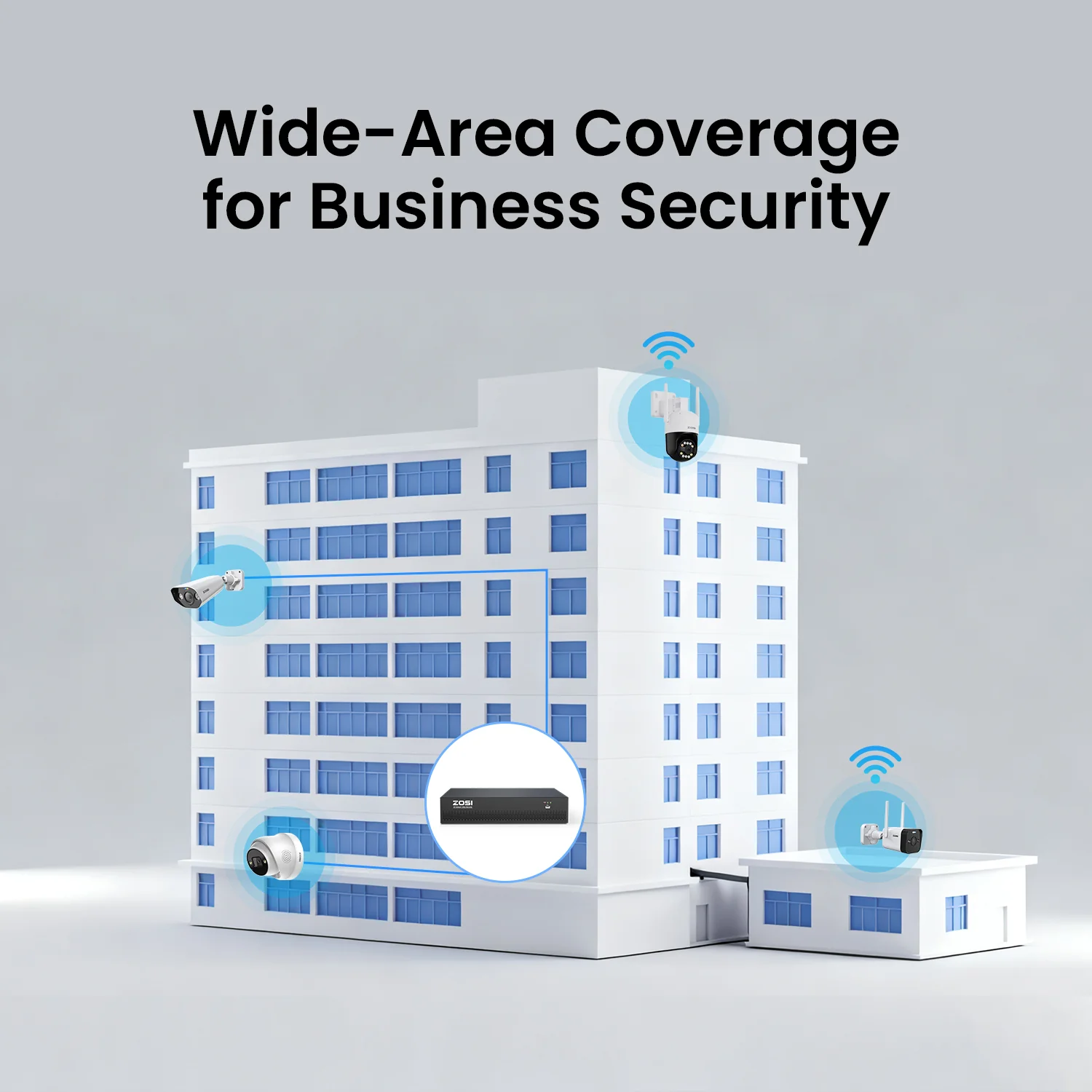 C296/C225 64 Channel PTZ 4K PoE Security Camera System for Business + Include 16TB HDD - Image 12