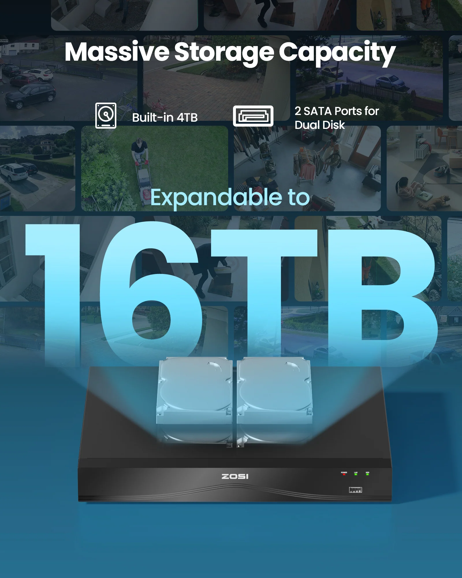 C290M 32 Channel 4K PT PoE Security Camera System for Business + Up To 16TB HDD - Image 8