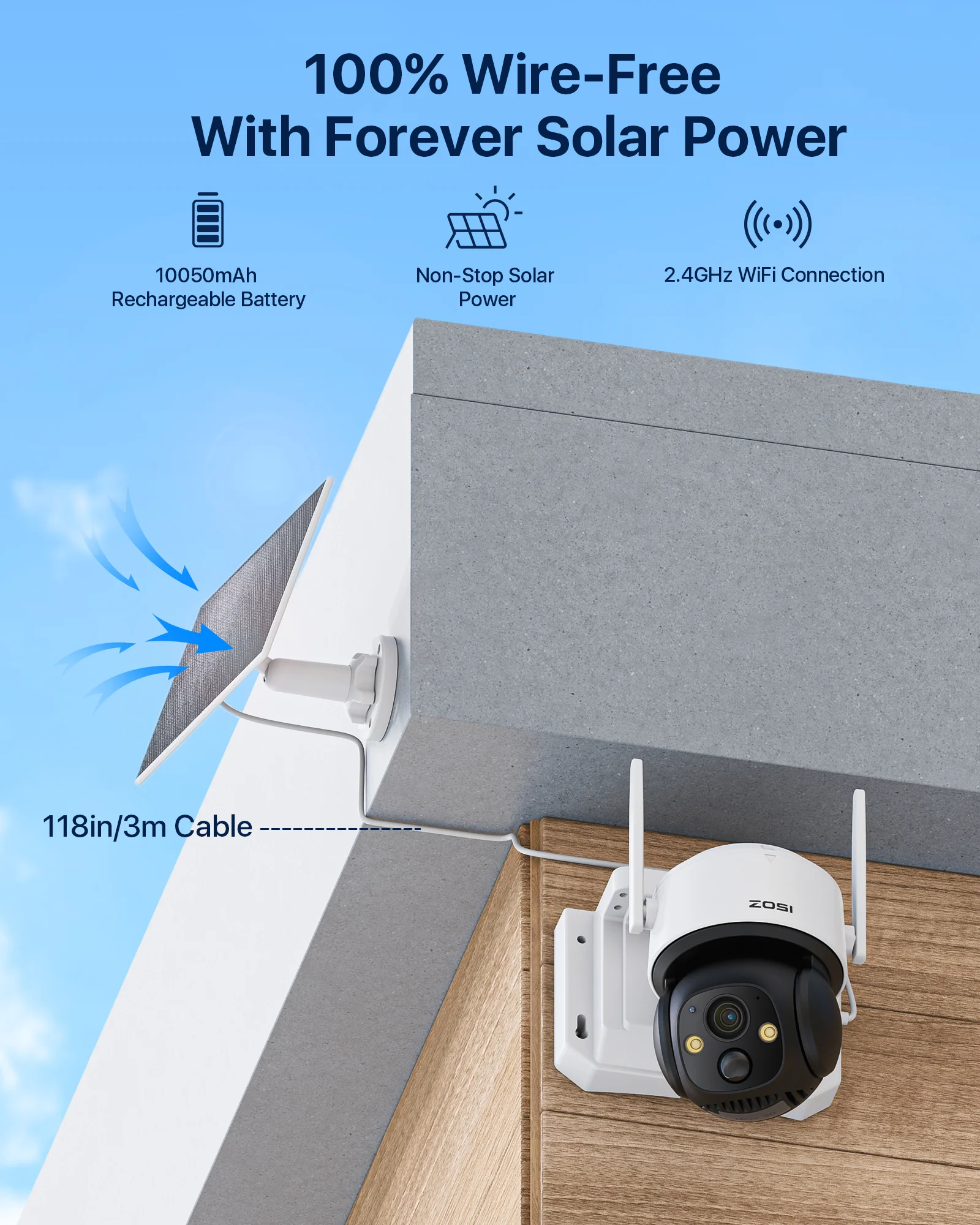 C291 4MP 100% Wireless Battery Powered Camera + 32GB Memory Card - Image 10