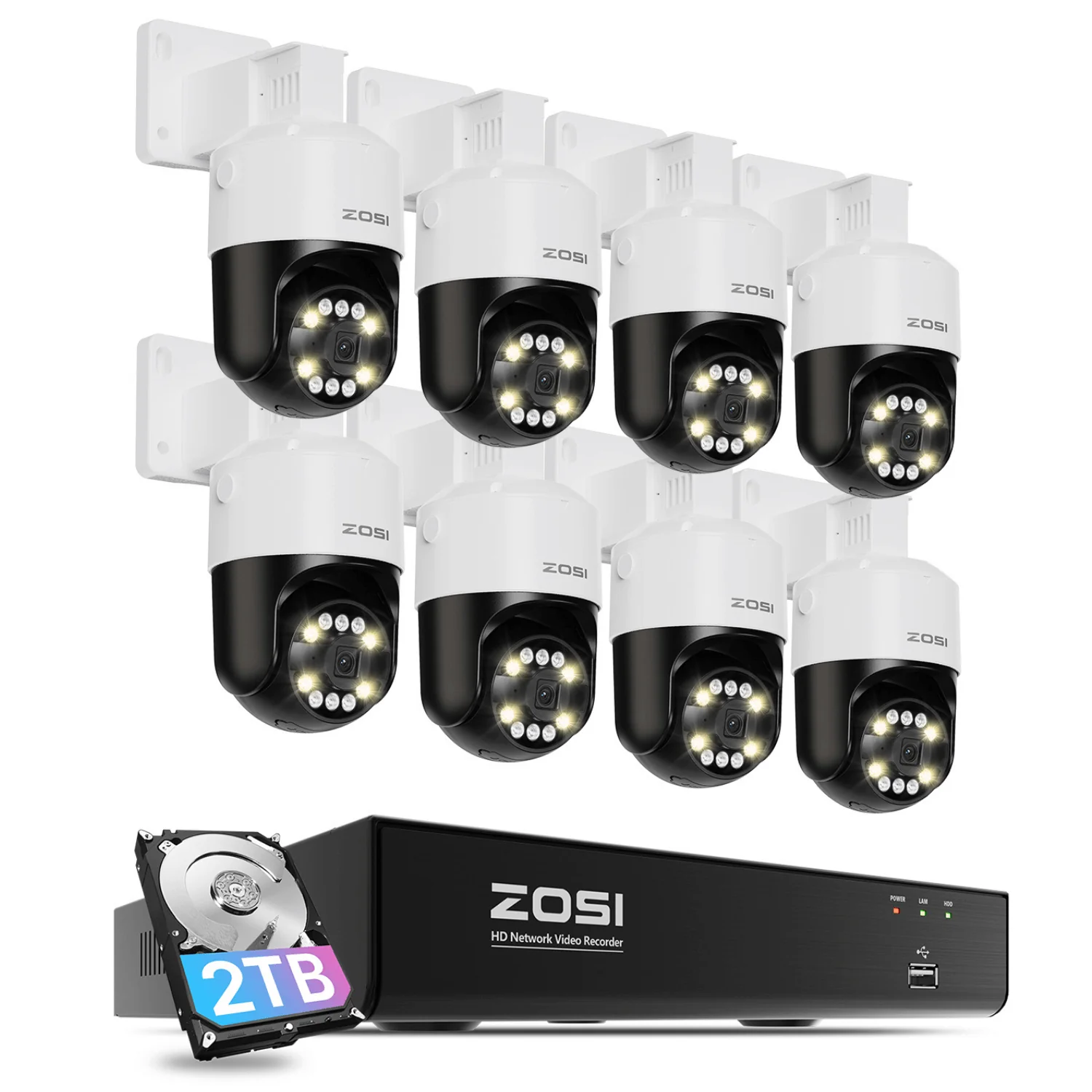 C296B 5MP PTZ Security Camera System + 4K 8CH PoE NVR with 2TB HDD - Image 18