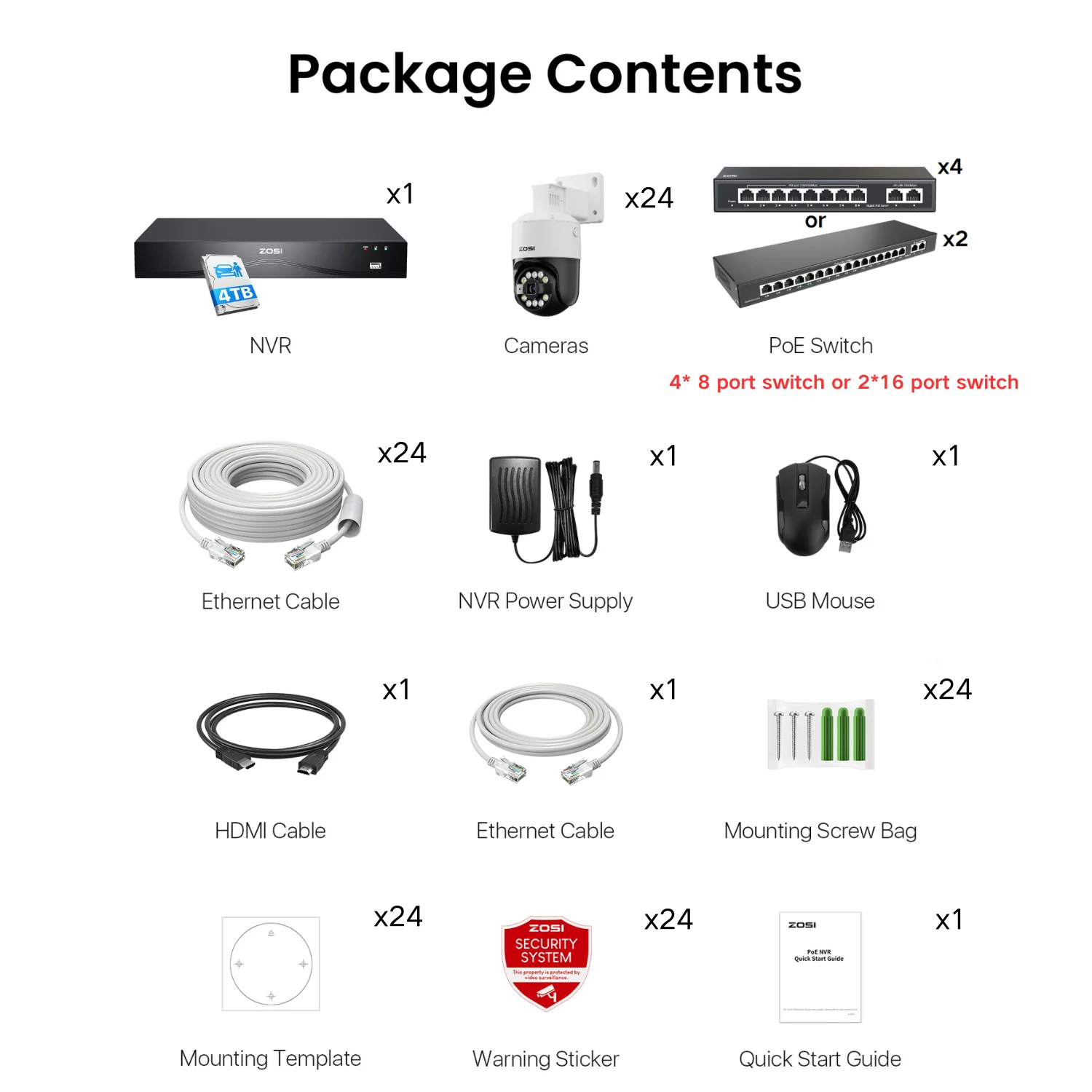 C296B 32-Channel 4K PTZ PoE Security Camera System + Max. 16TB HDD - Image 26